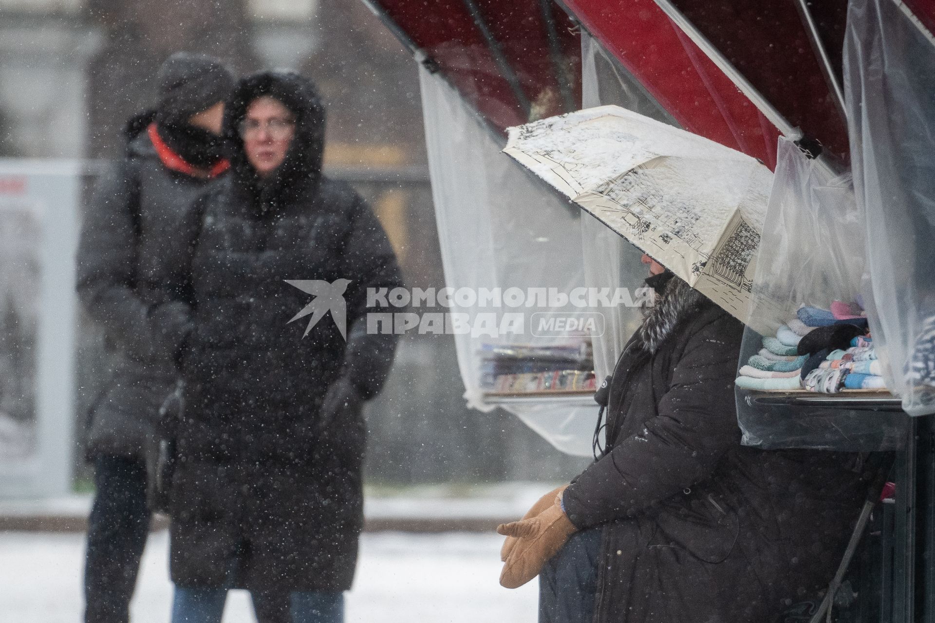 Последствия снегопада в Санкт-Петербурге