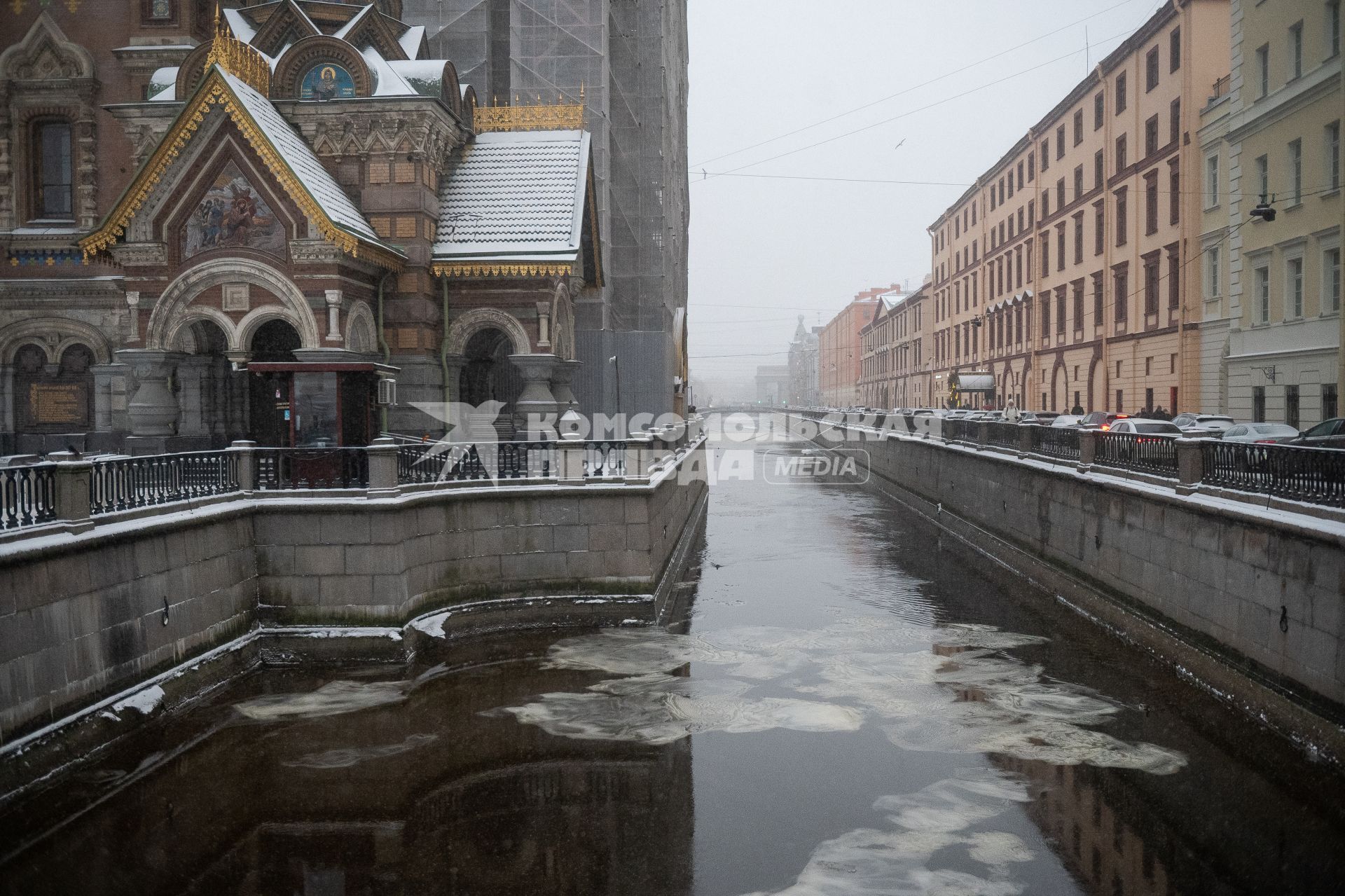 Последствия снегопада в Санкт-Петербурге