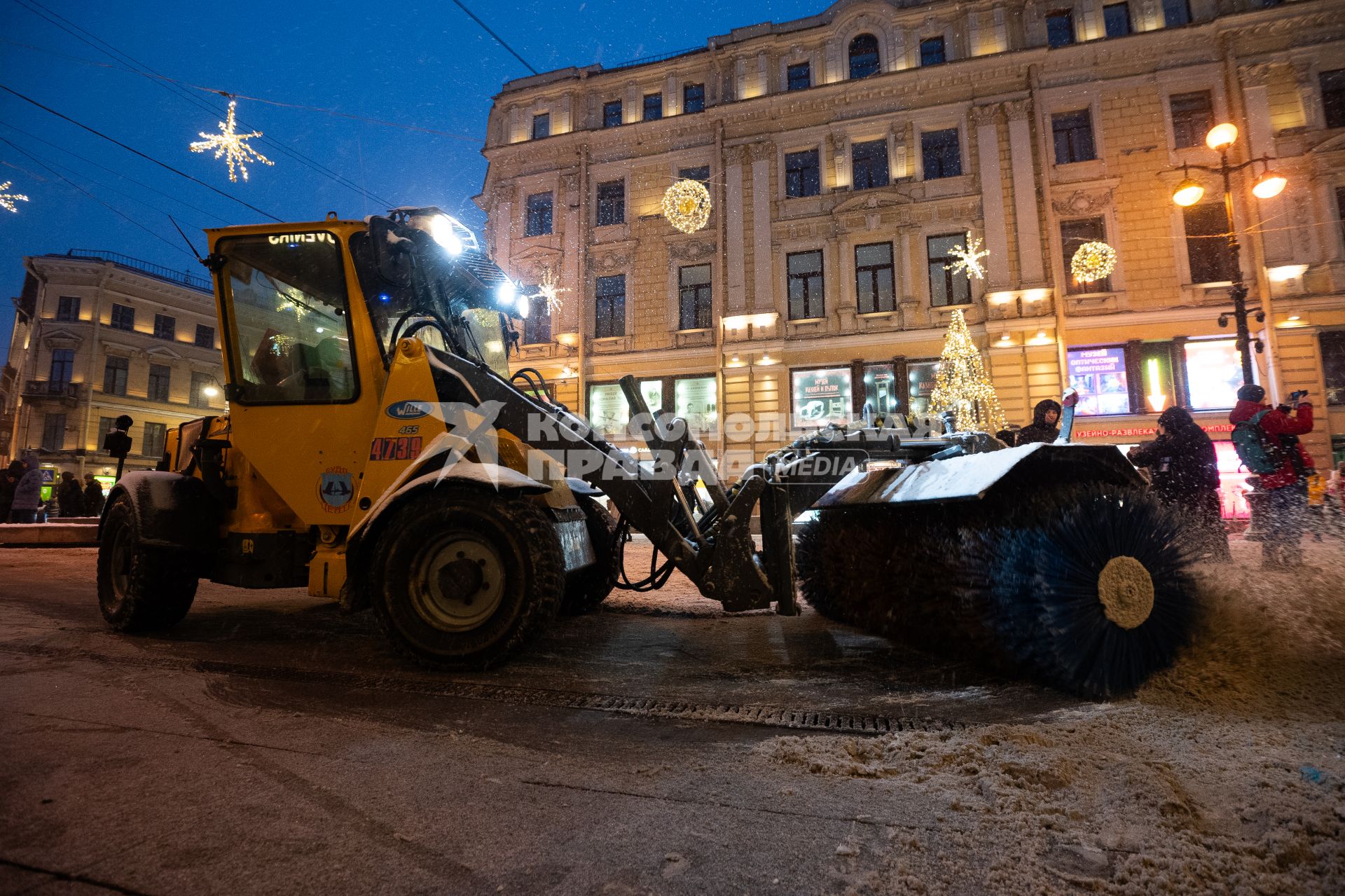 Последствия снегопада в Санкт-Петербурге