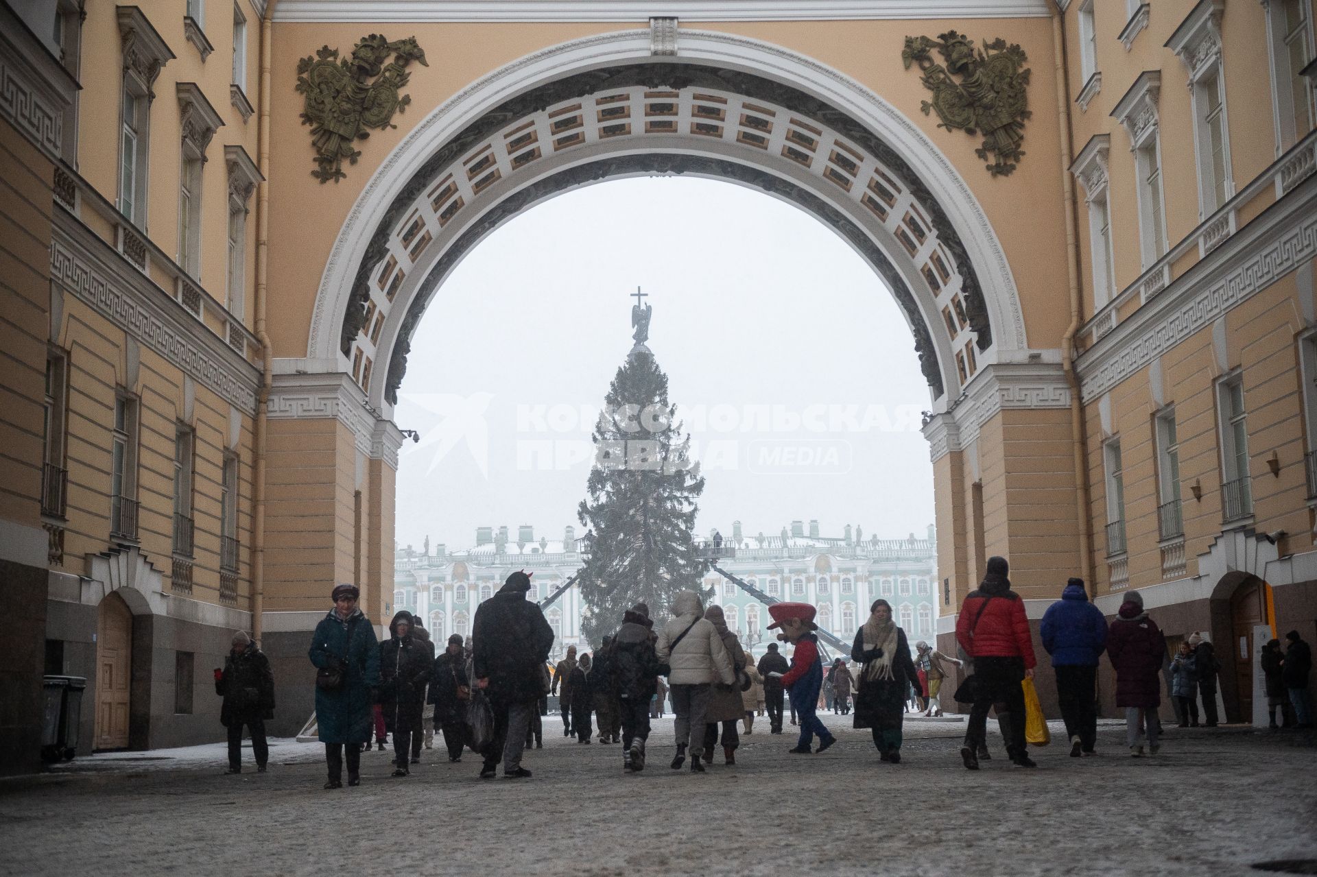 Последствия снегопада в Санкт-Петербурге