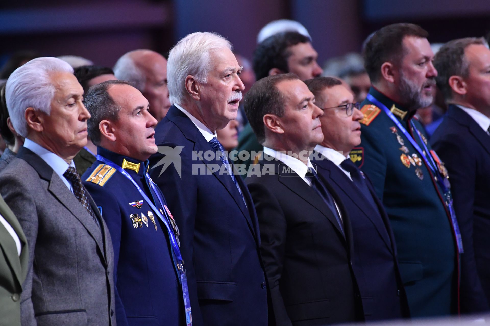 Владимир Васильев, Борис Грызлов и Дмитрий Медведев