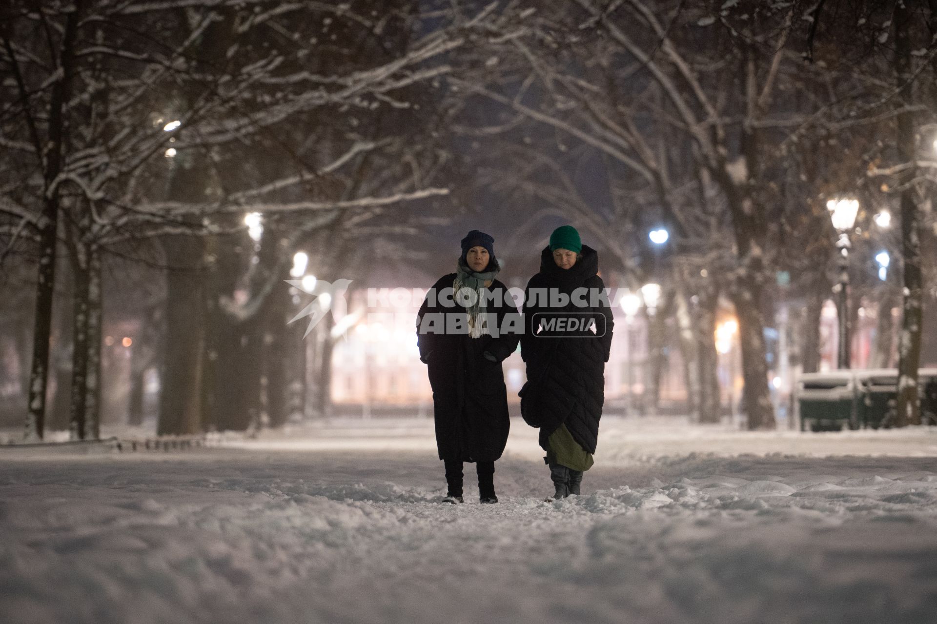 Последствия снегопада в Санкт-Петербурге