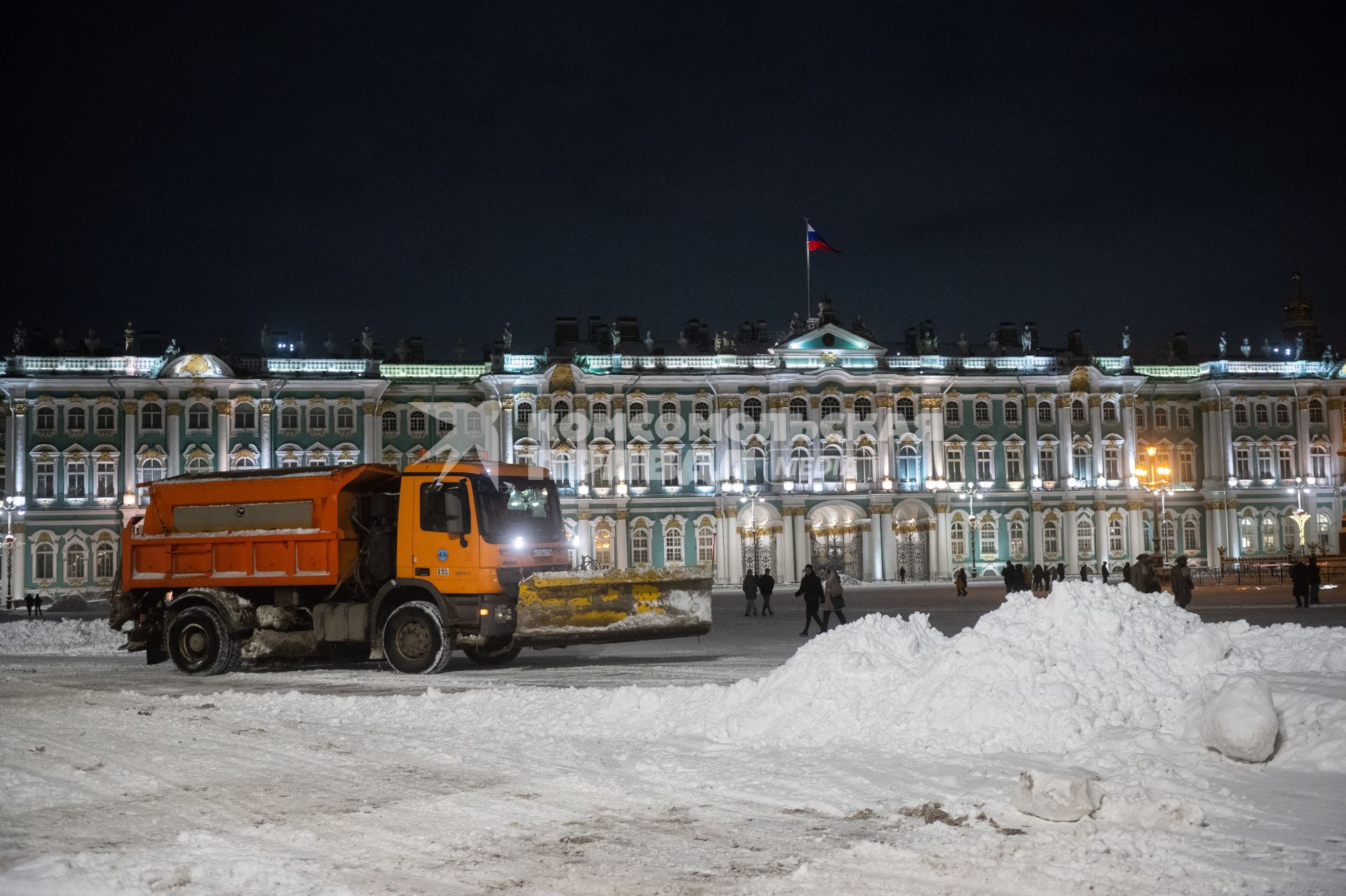 Последствия снегопада в Санкт-Петербурге