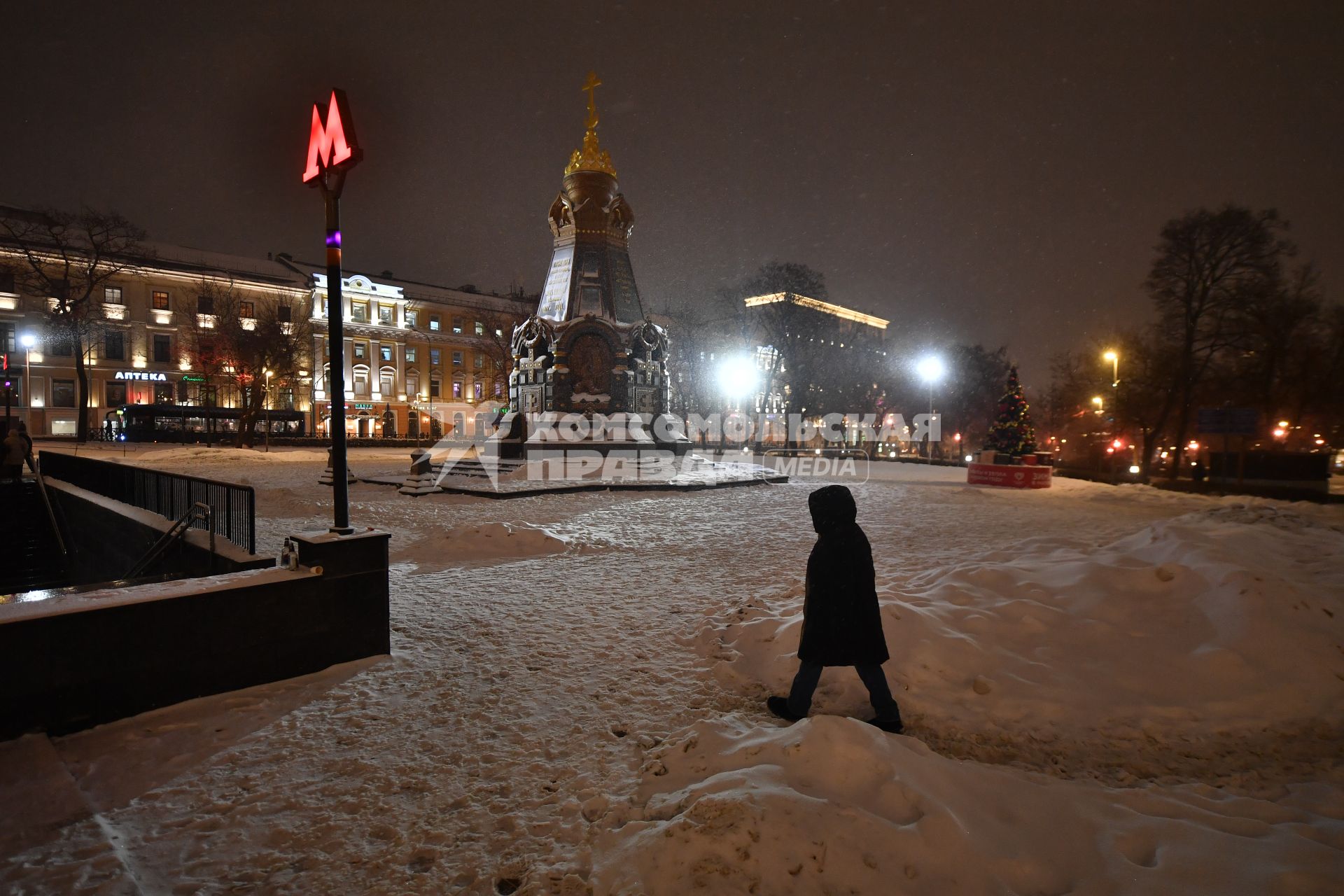 Снегопад в Москве