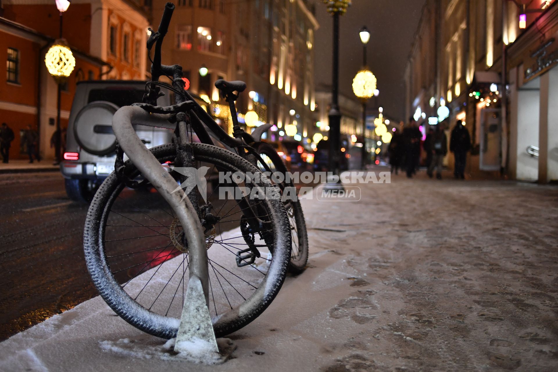 Снегопад в Москве