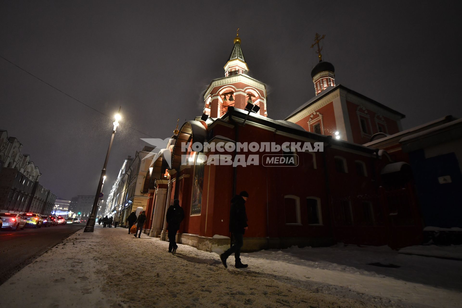 Снегопад в Москве