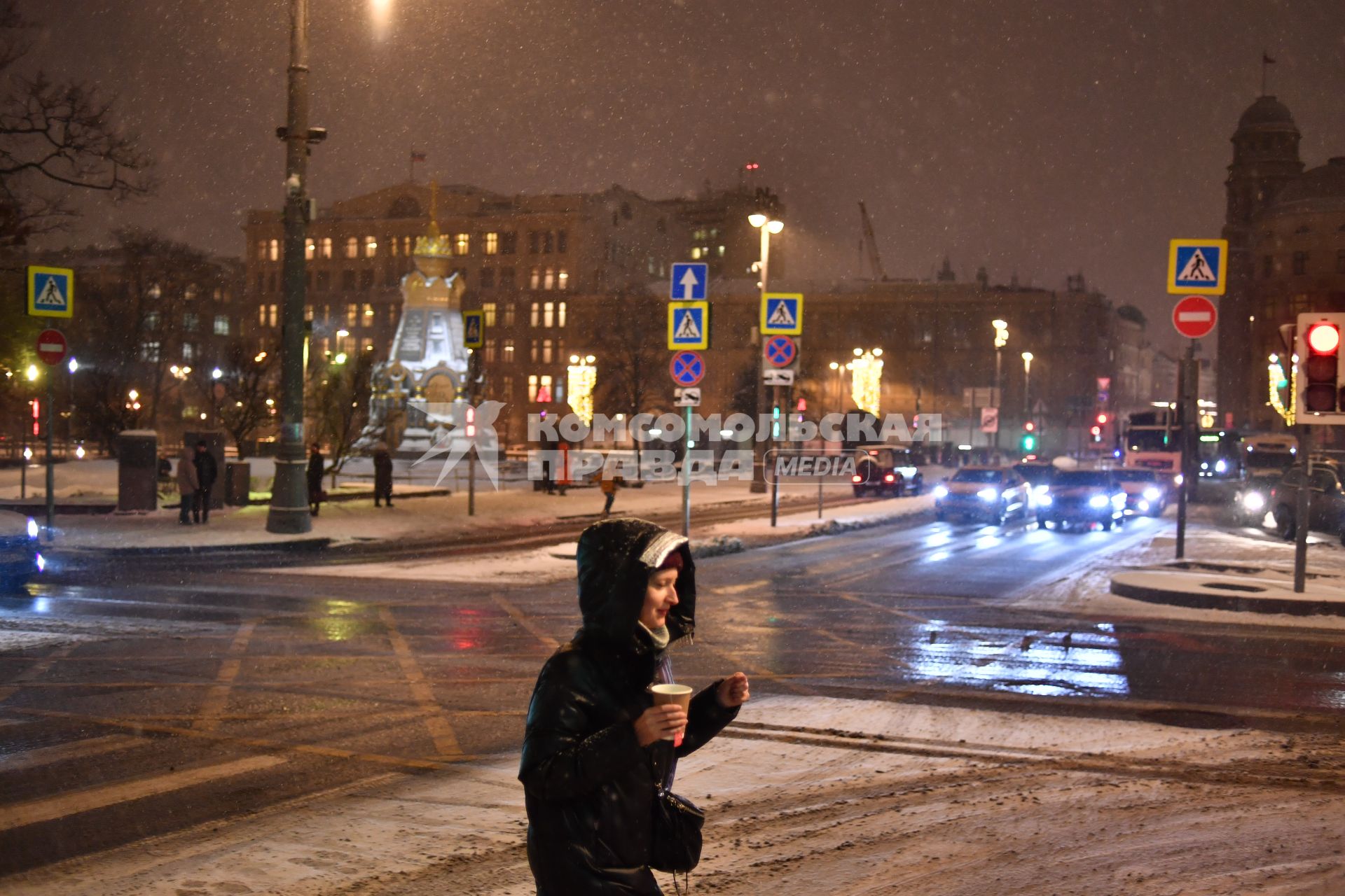 Снегопад в Москве