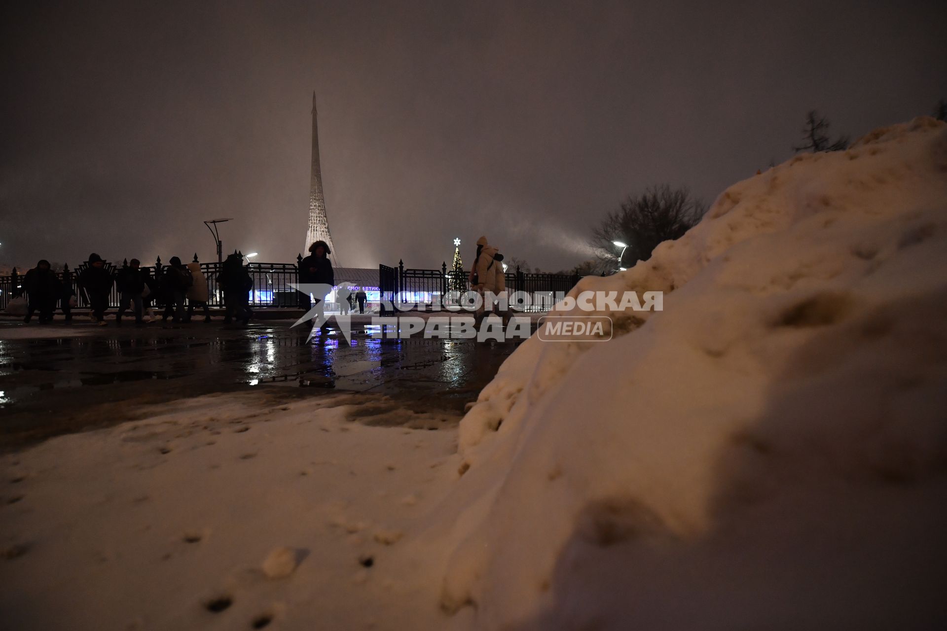 Снегопад в Москве