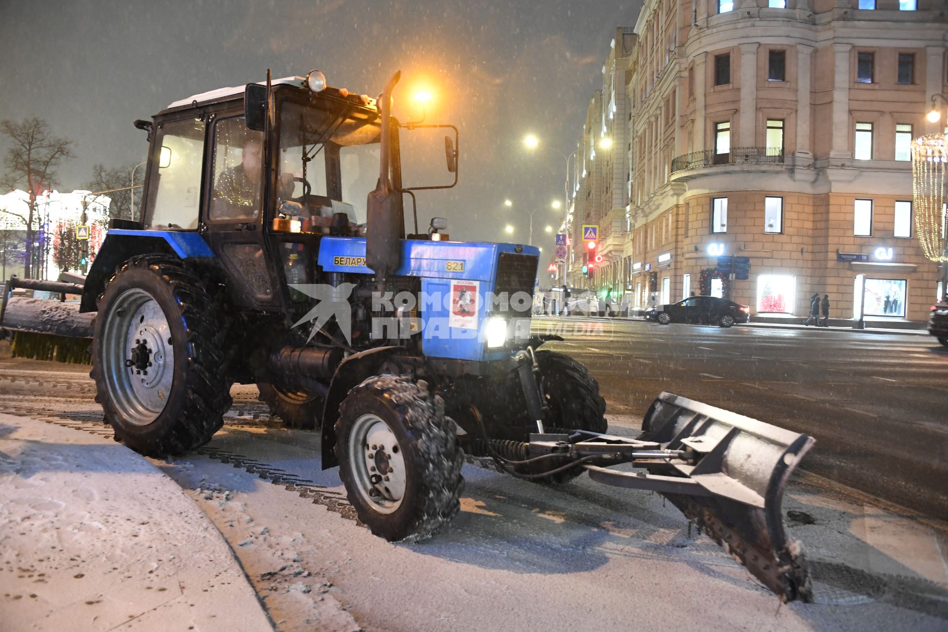 Сильный снегопад в Москве