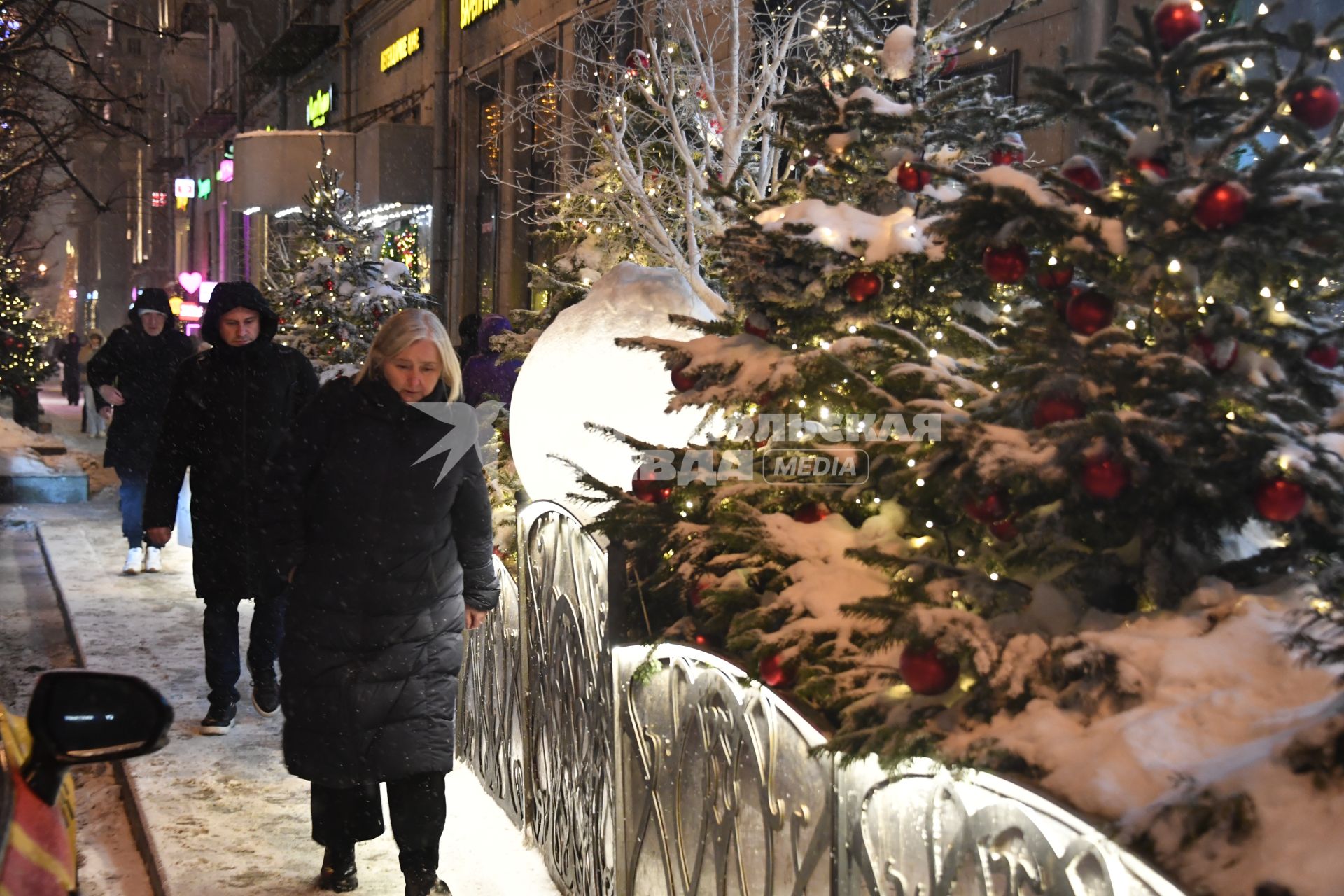 Сильный снегопад в Москве