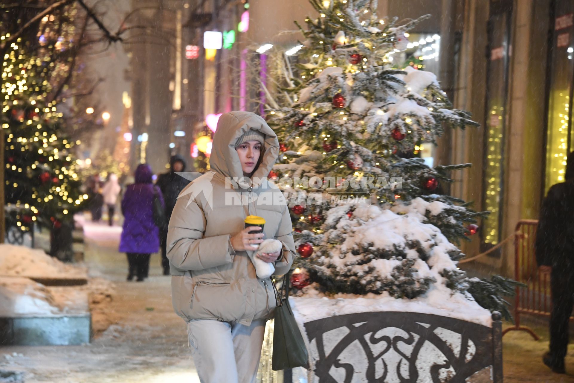 Сильный снегопад в Москве