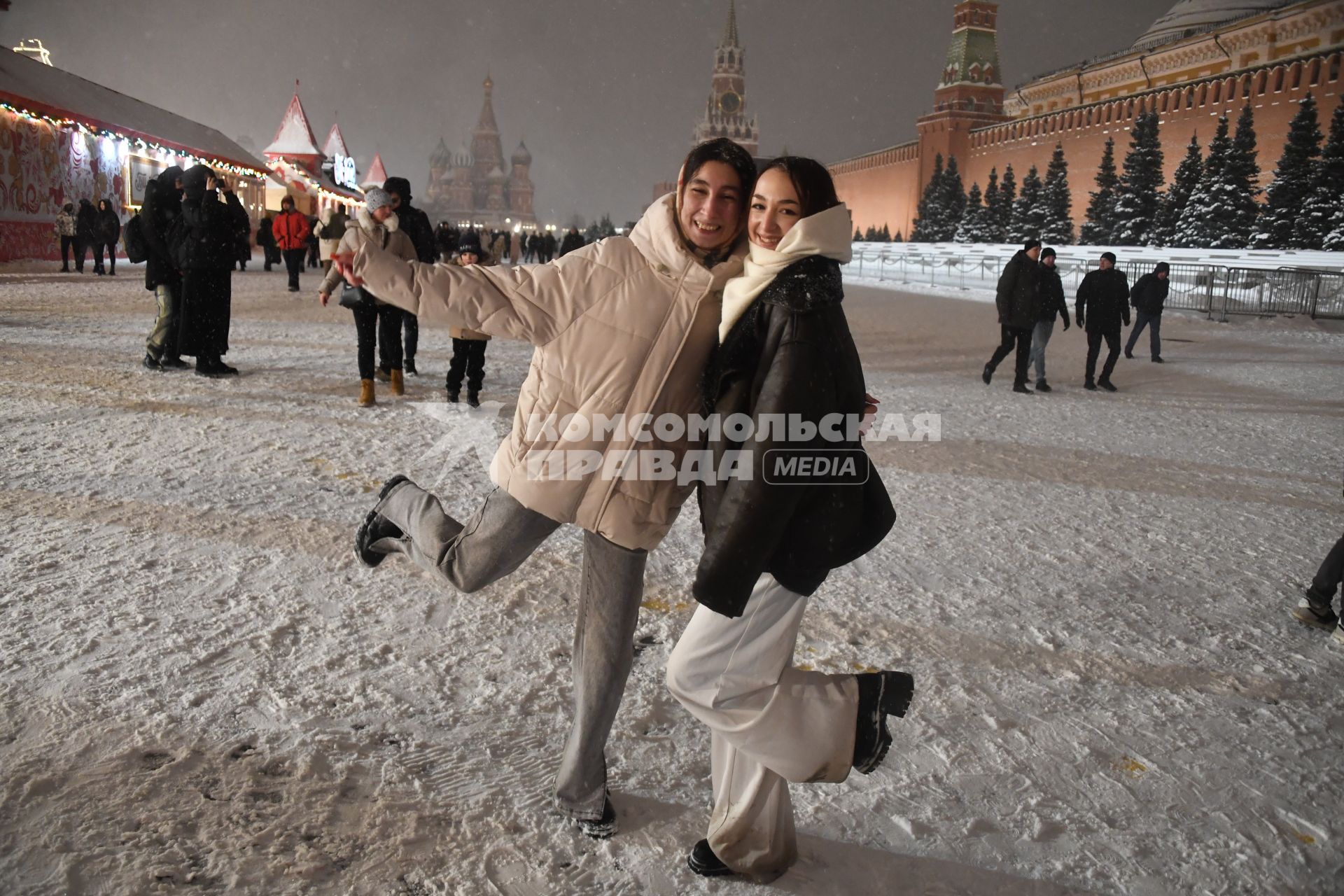 Сильный снегопад в Москве