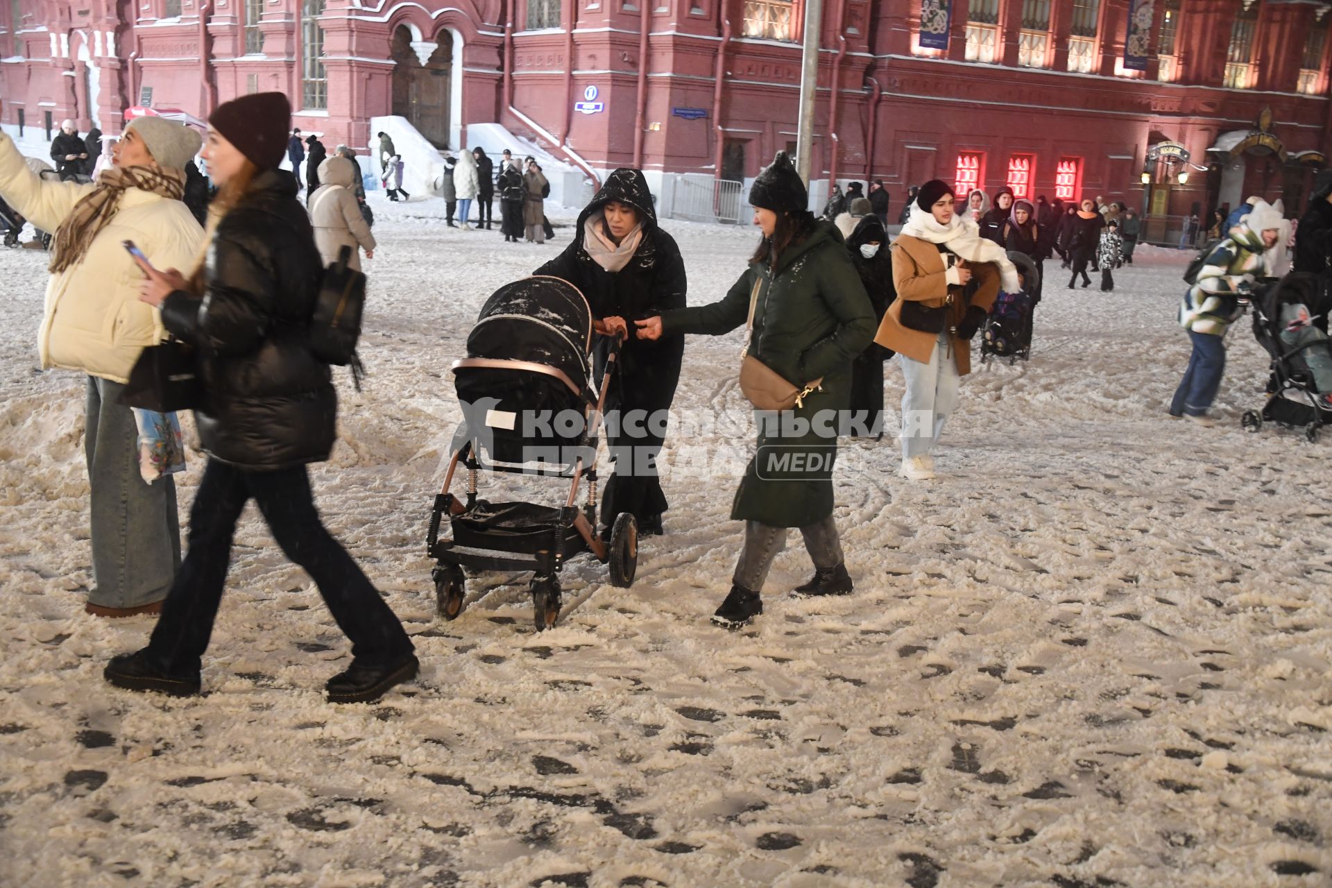 Сильный снегопад в Москве