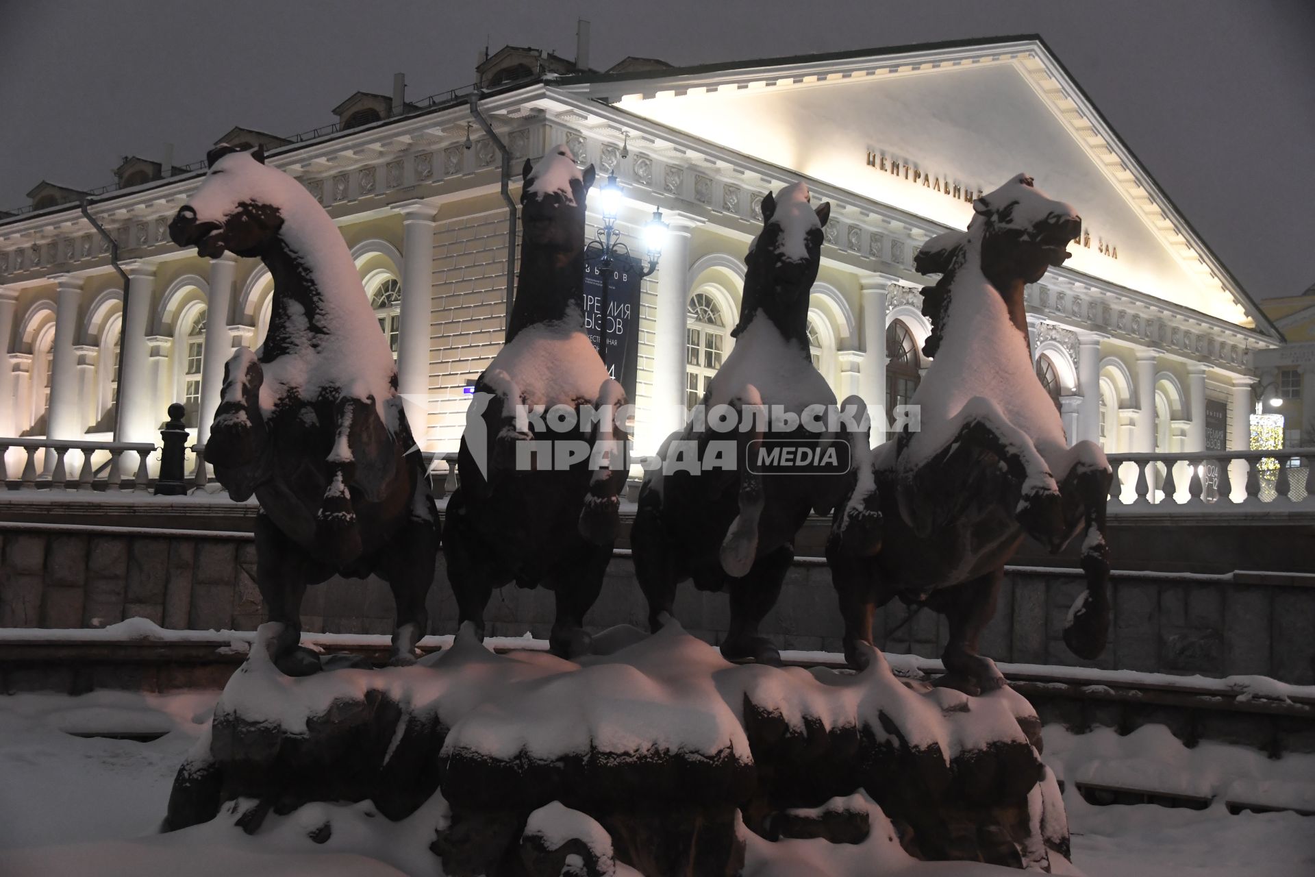 Сильный снегопад в Москве