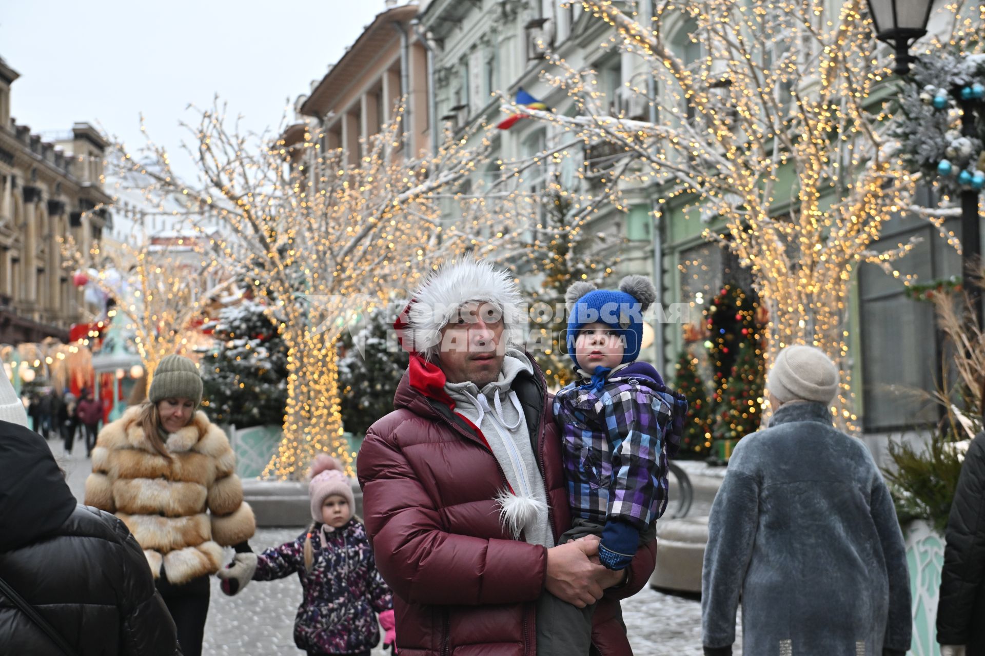 Прогулка по новогодней Москве