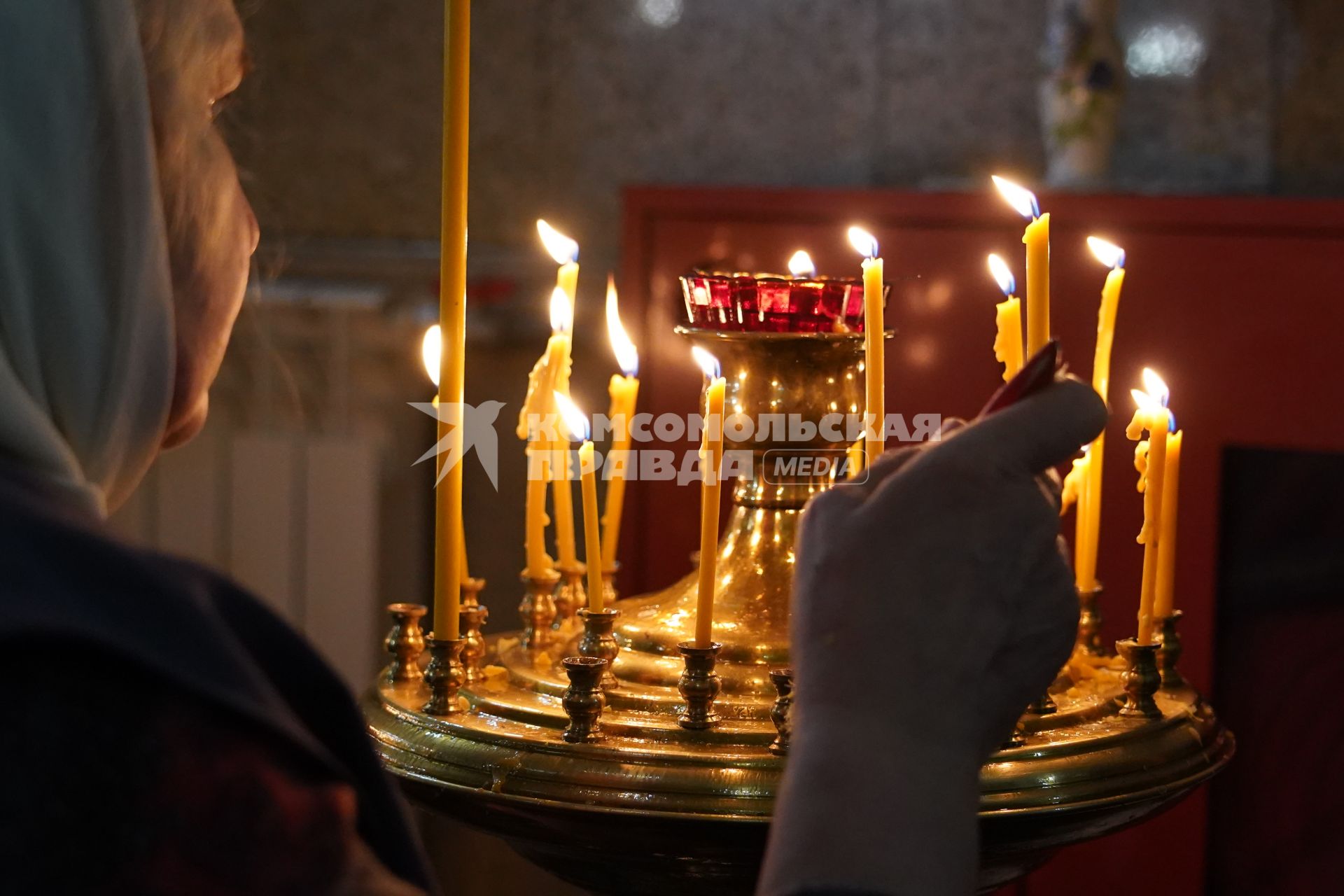 Рождественское богослужение в храме Рождества Христова в Красноярске