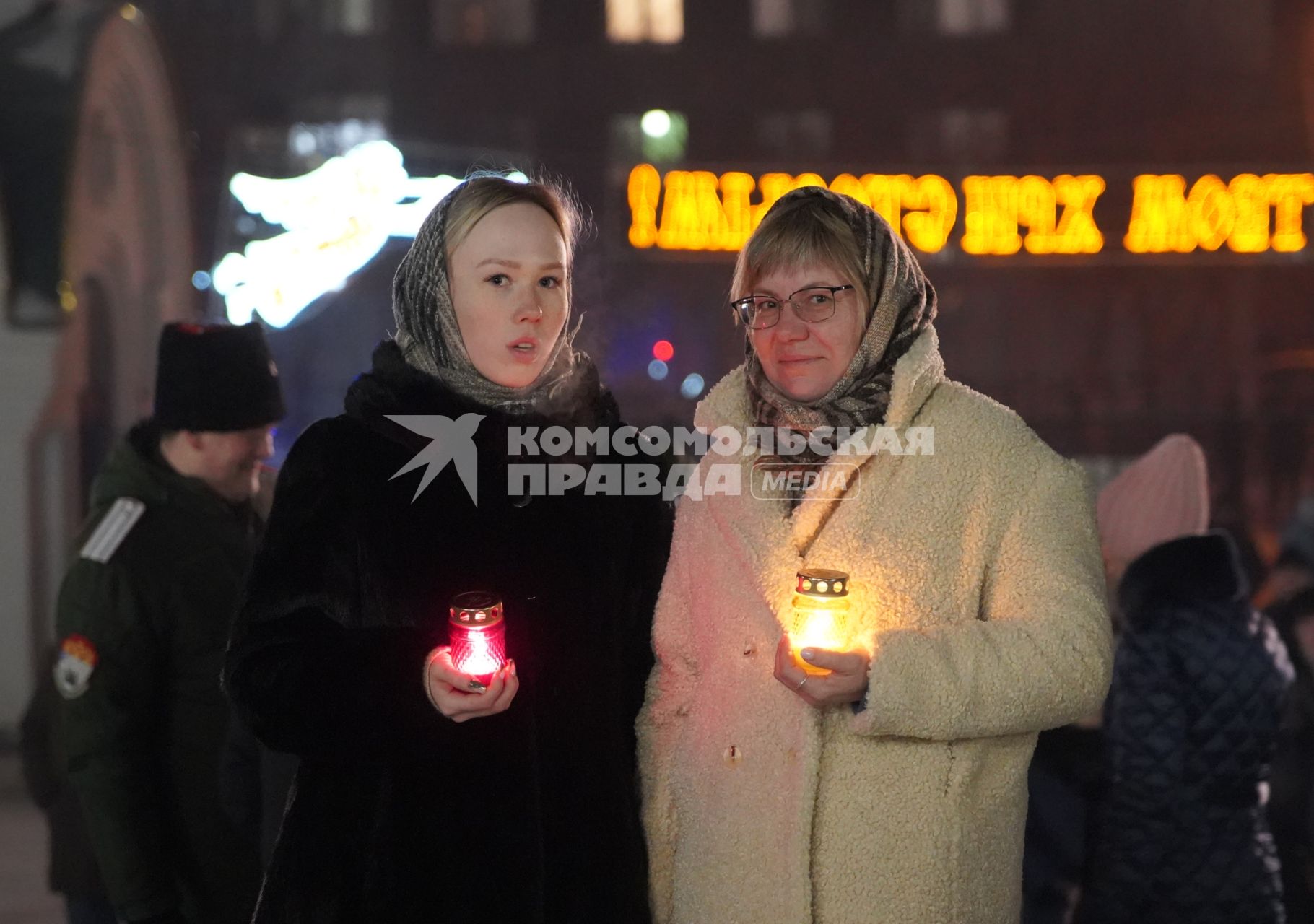 Рождественское богослужение в храме Рождества Христова в Красноярске