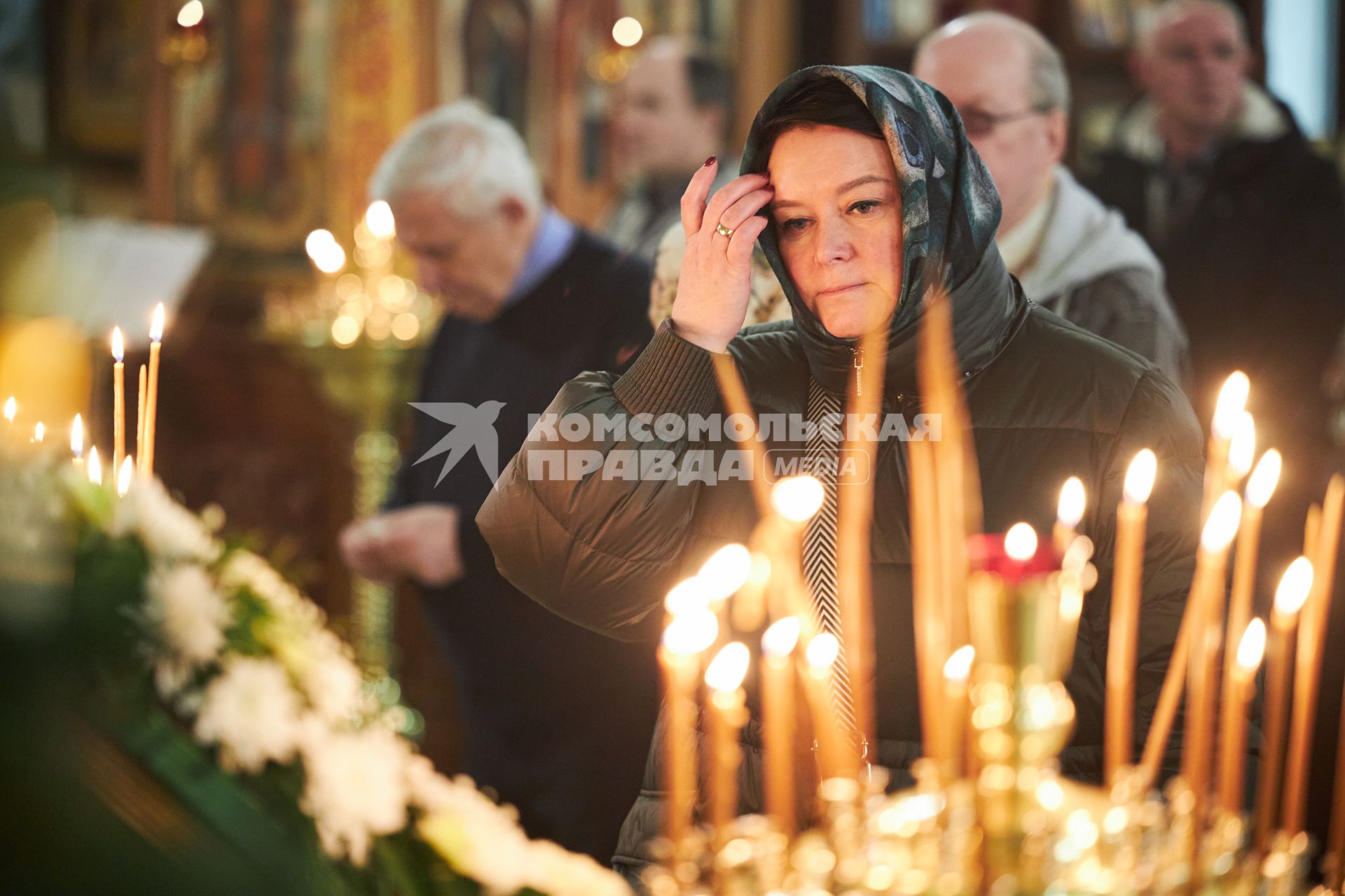 Рождественское богослужение в храме в Перми