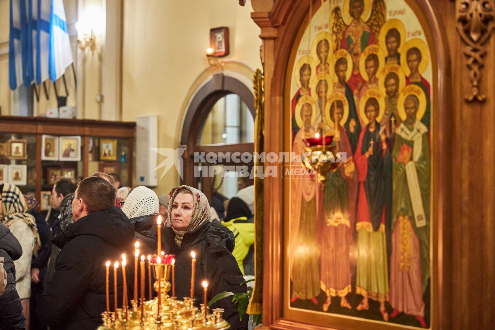 Рождественское богослужение в храме в Перми