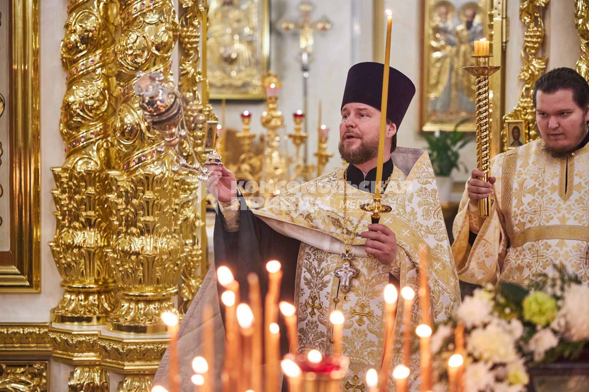 Рождественское богослужение в храме в Перми