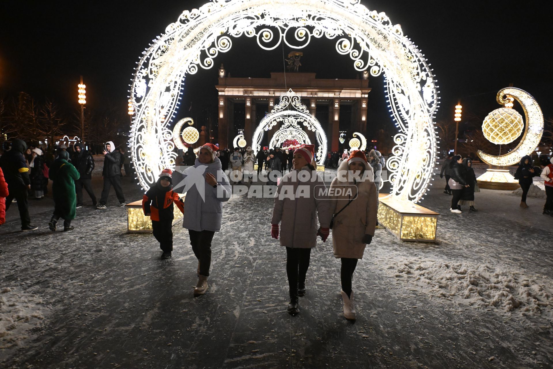 Встреча Нового Года на улицах города