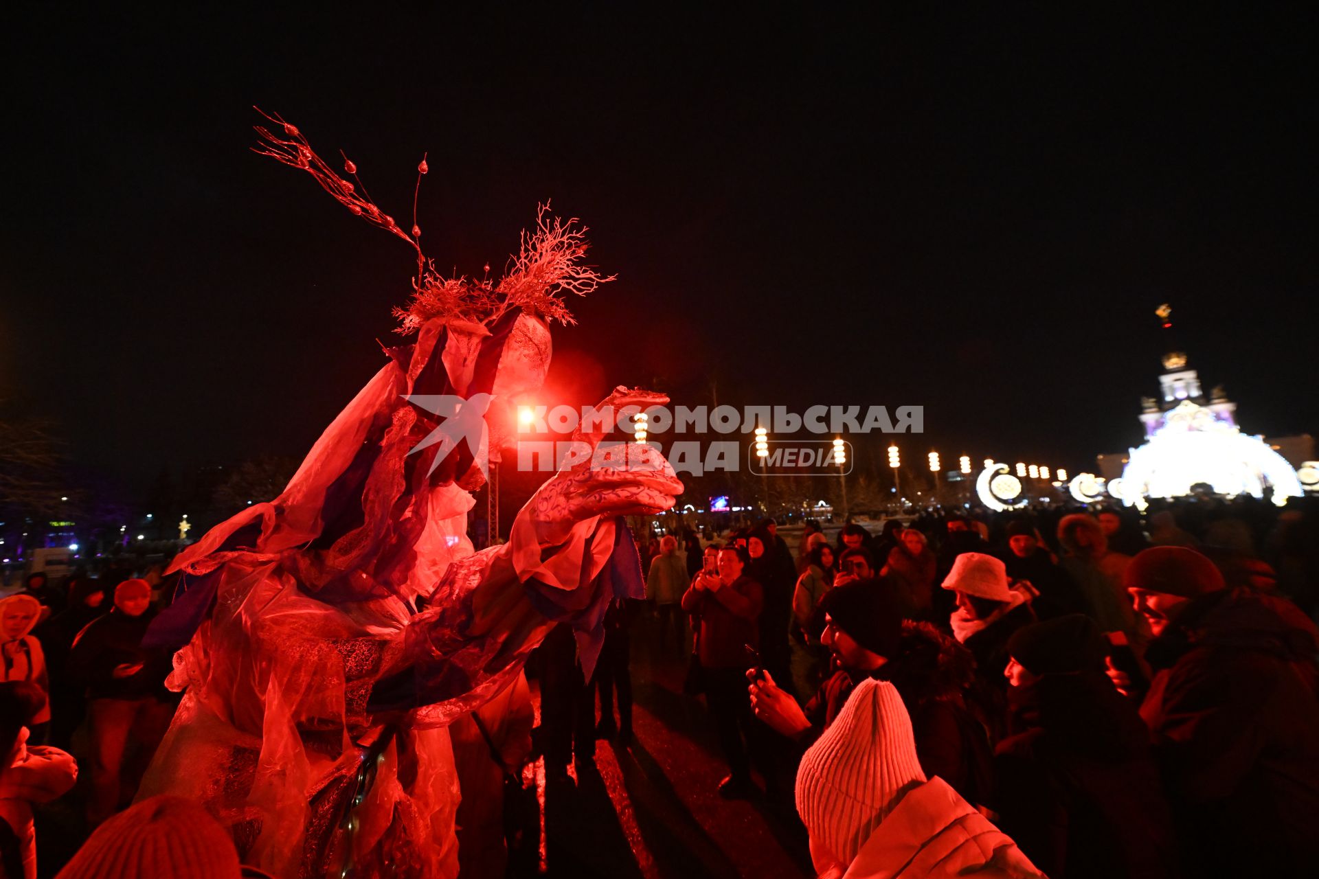 Встреча Нового Года на улицах города