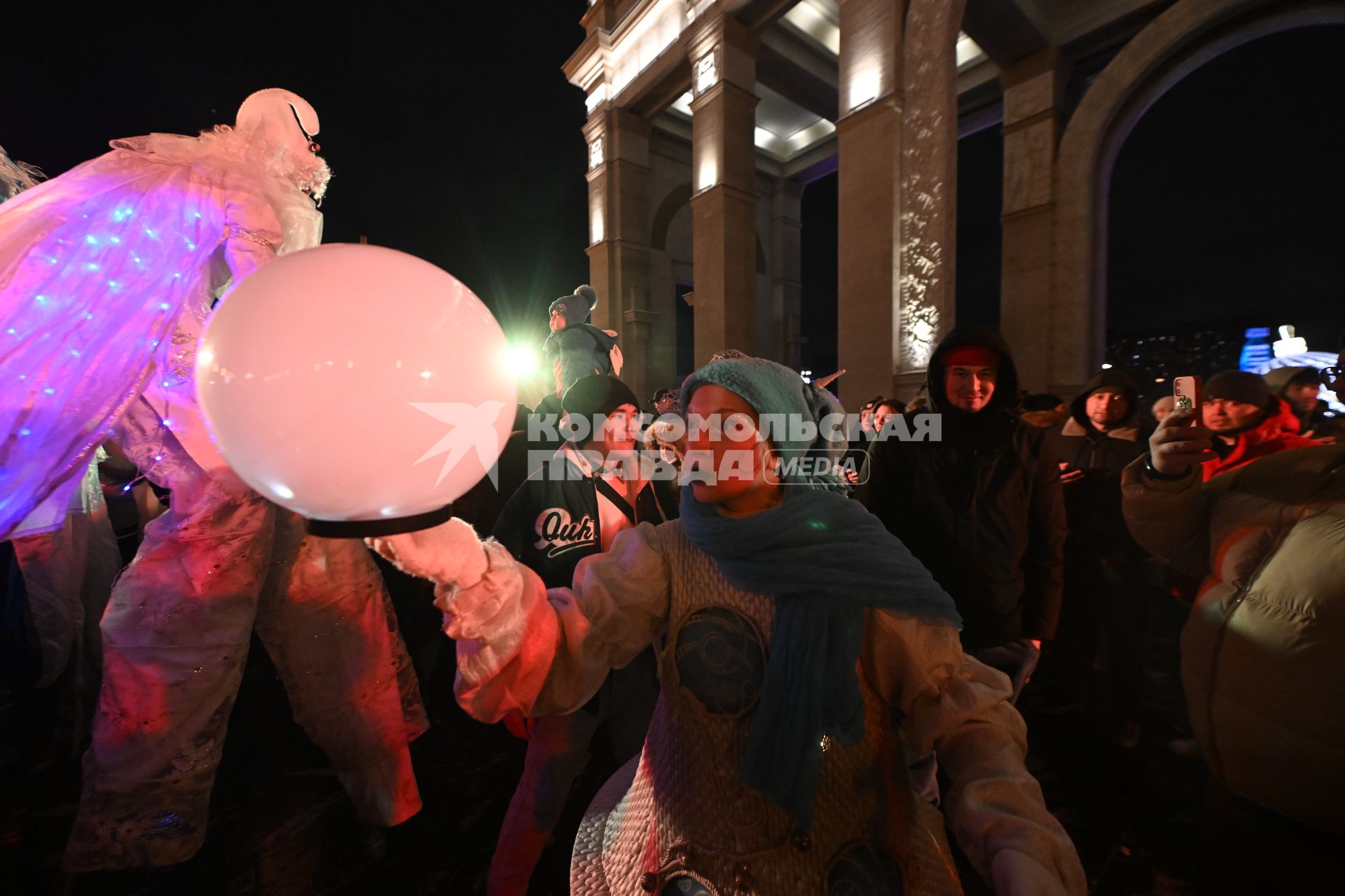 Встреча Нового Года на улицах города