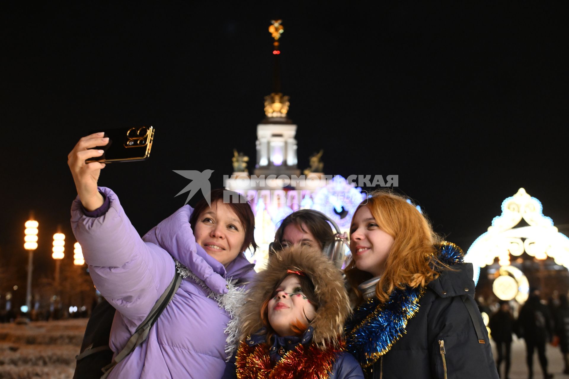 Встреча Нового Года на улицах города