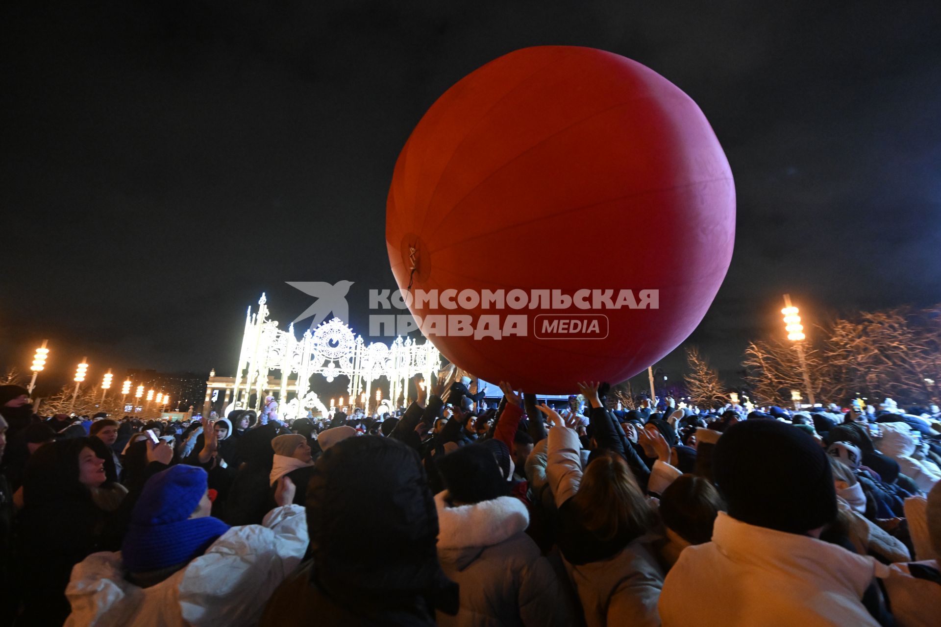 Встреча Нового Года на улицах города