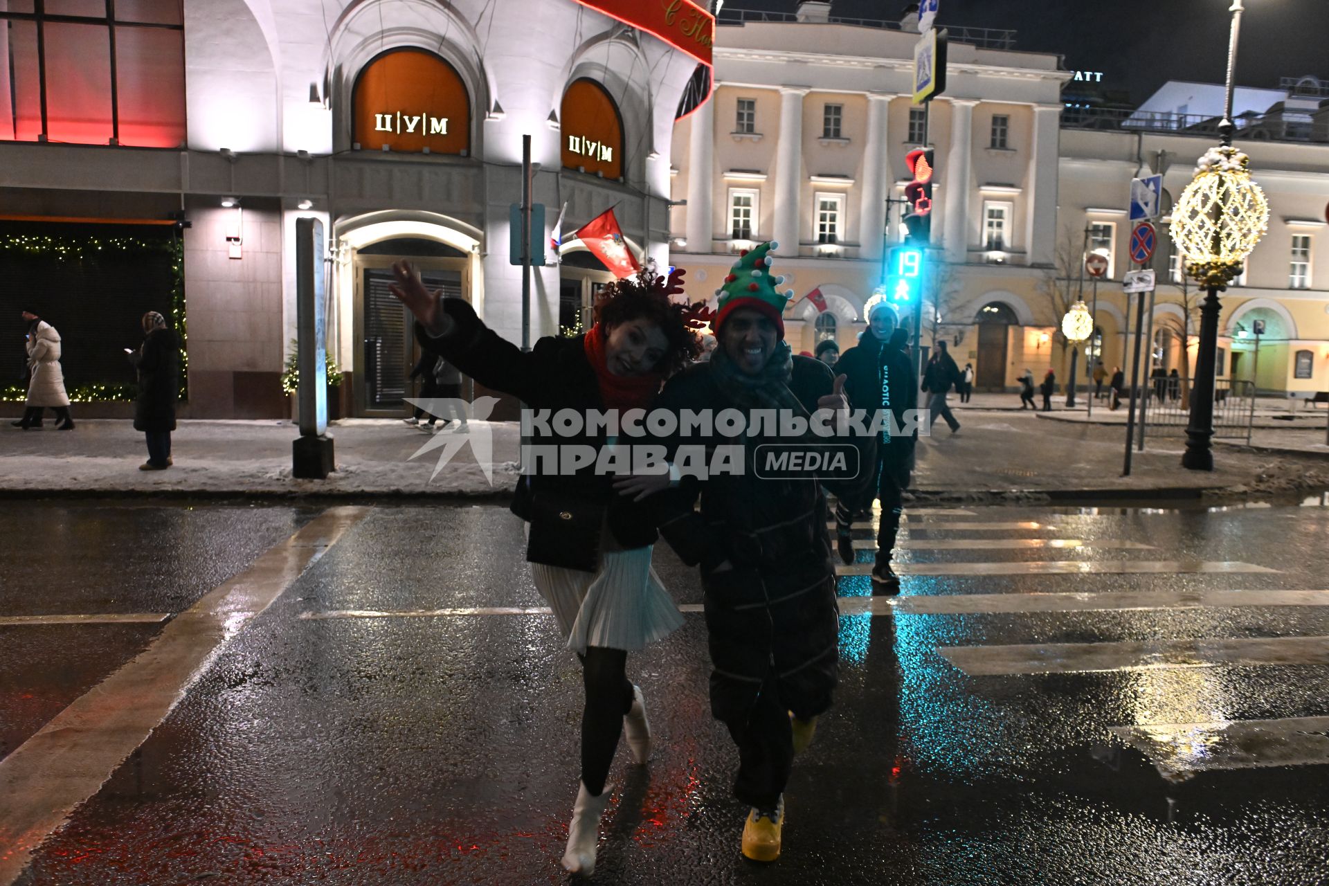 Встреча Нового Года на улицах города