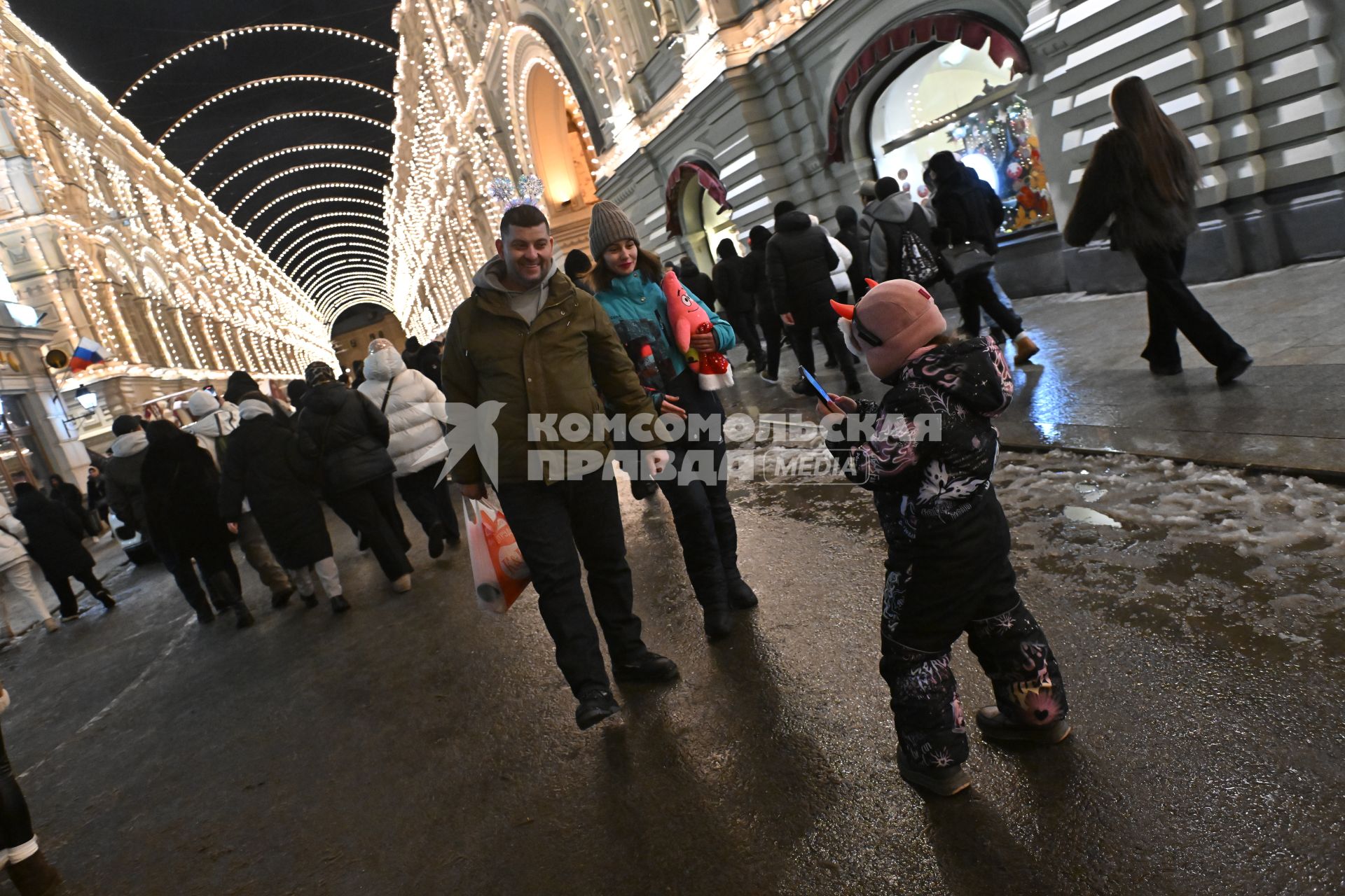 Встреча Нового Года на улицах города