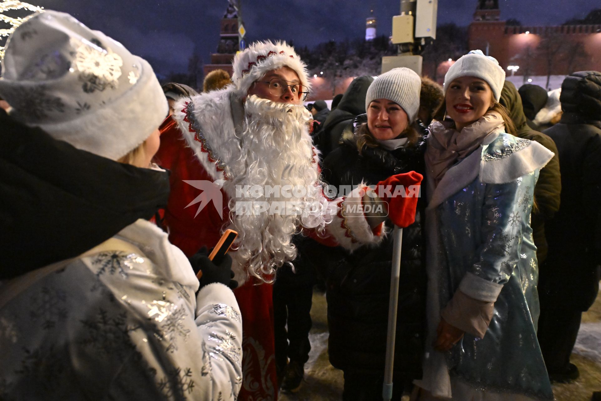 Встреча Нового Года на улицах города