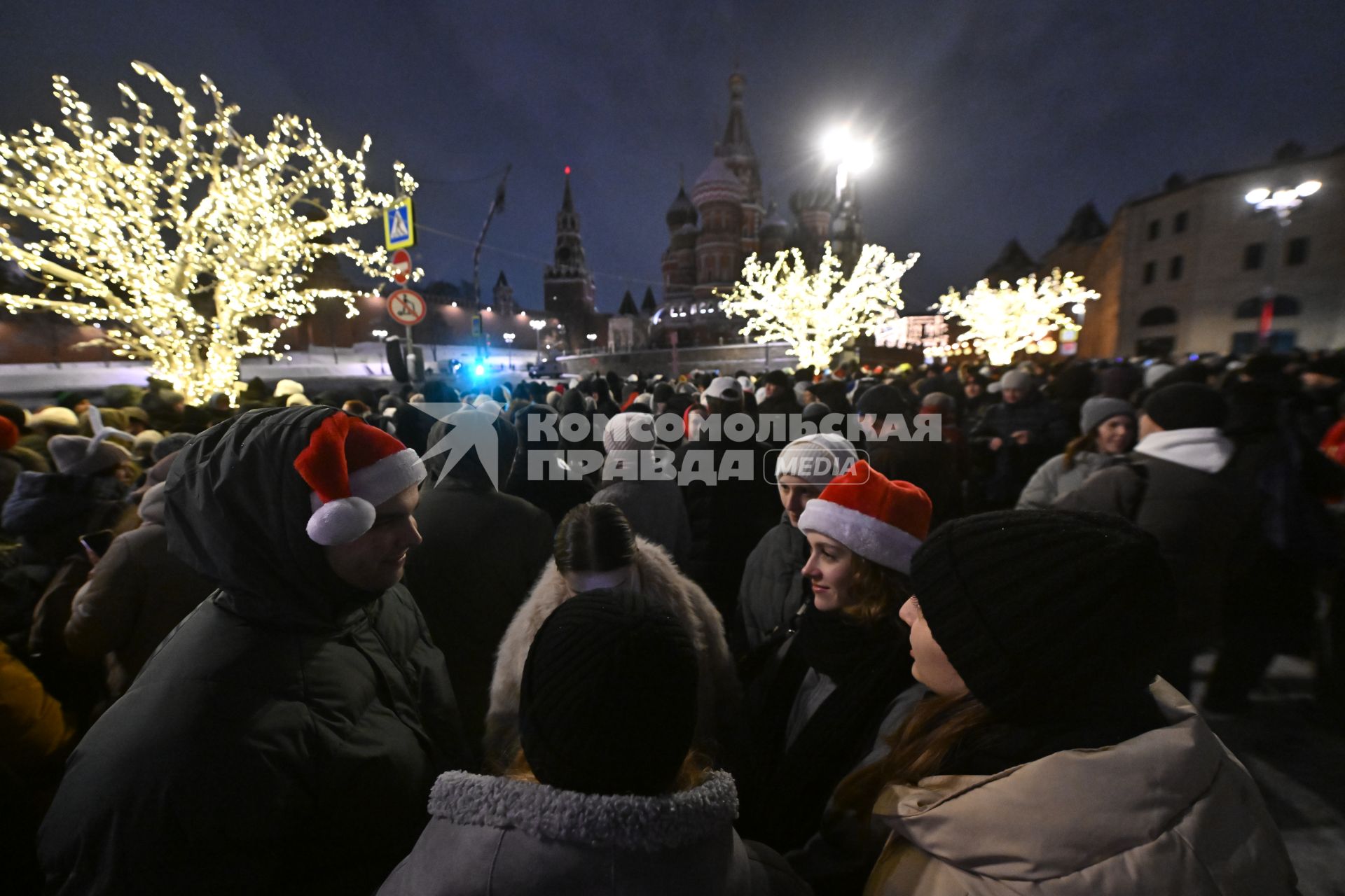 Встреча Нового Года на улицах города