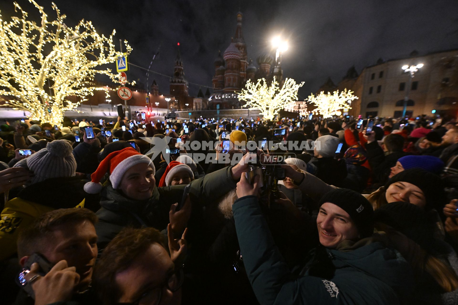 Встреча Нового Года на улицах города