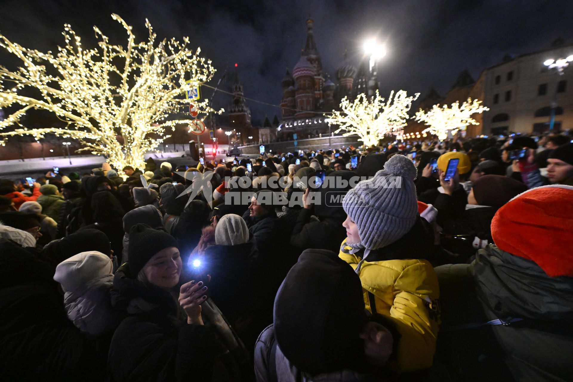 Встреча Нового Года на улицах города