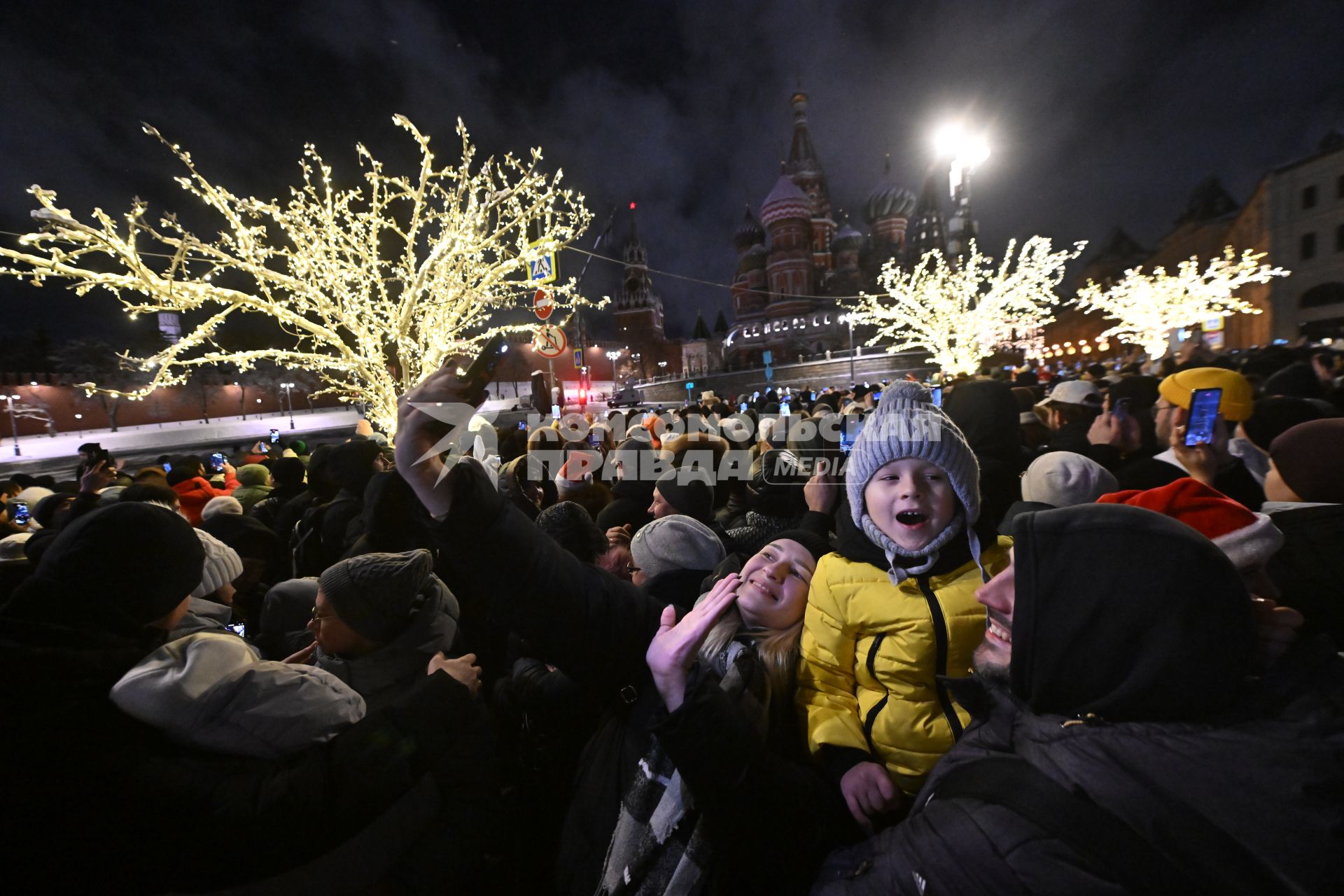 Встреча Нового Года на улицах города