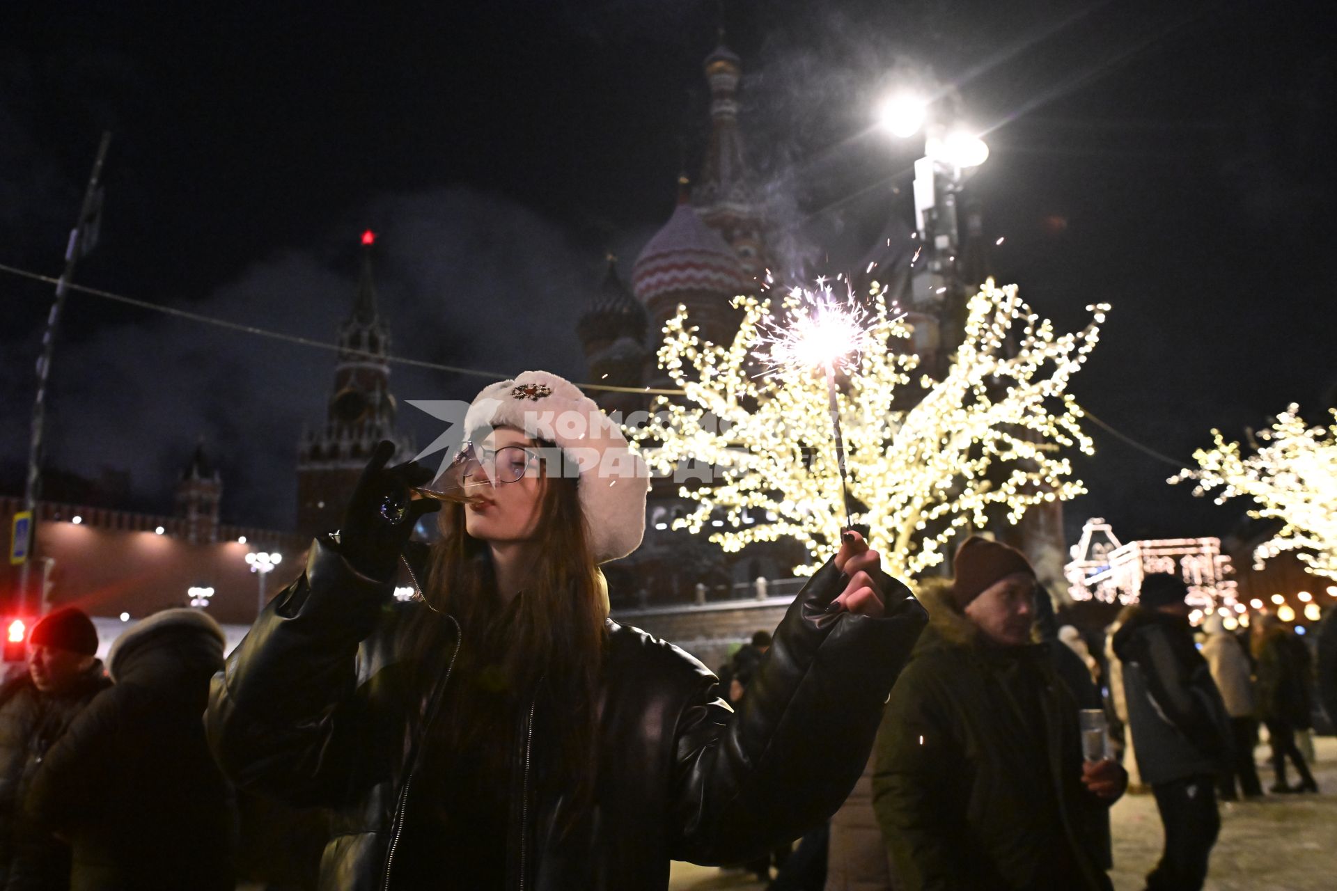 Встреча Нового Года на улицах города