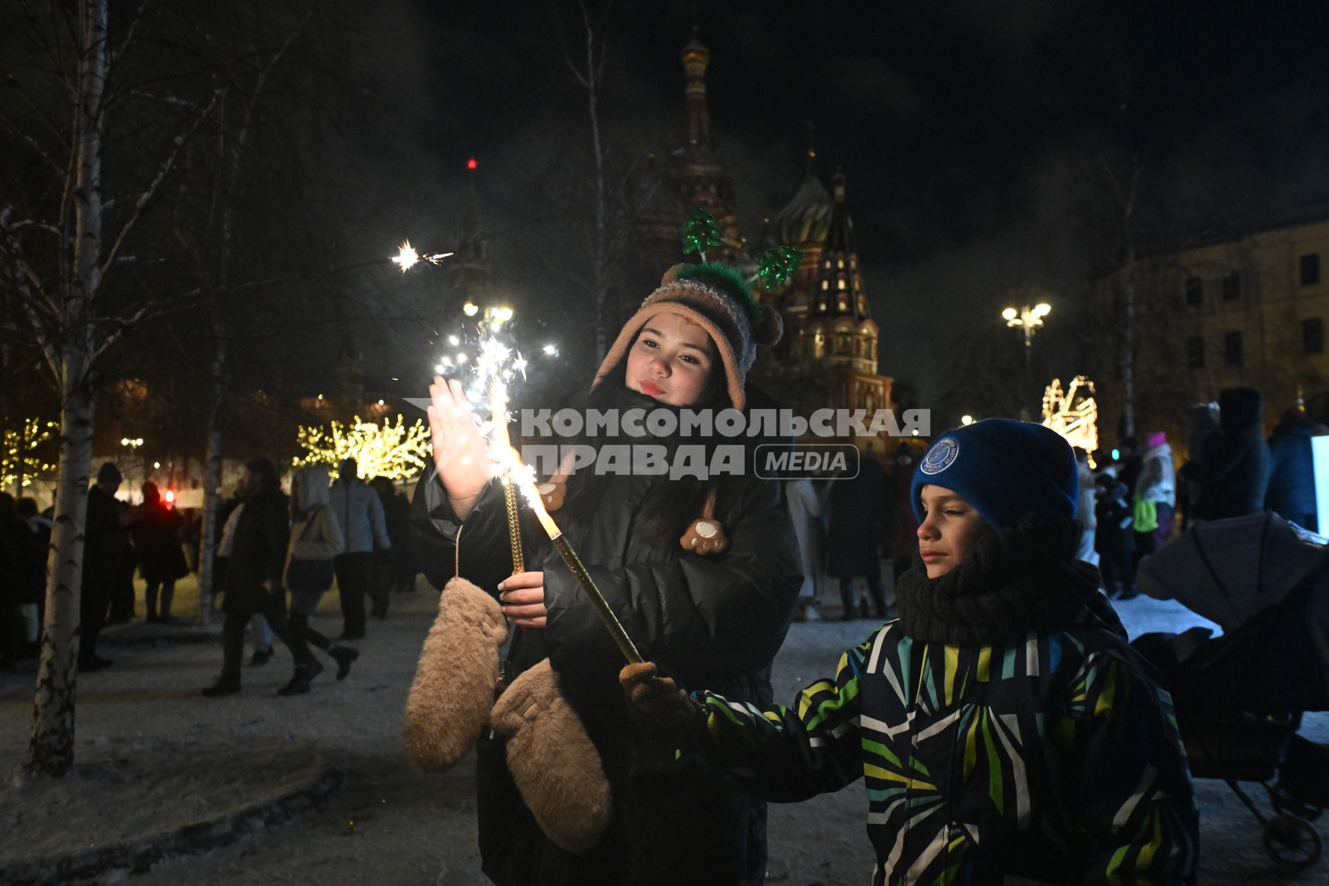 Встреча Нового Года на улицах города