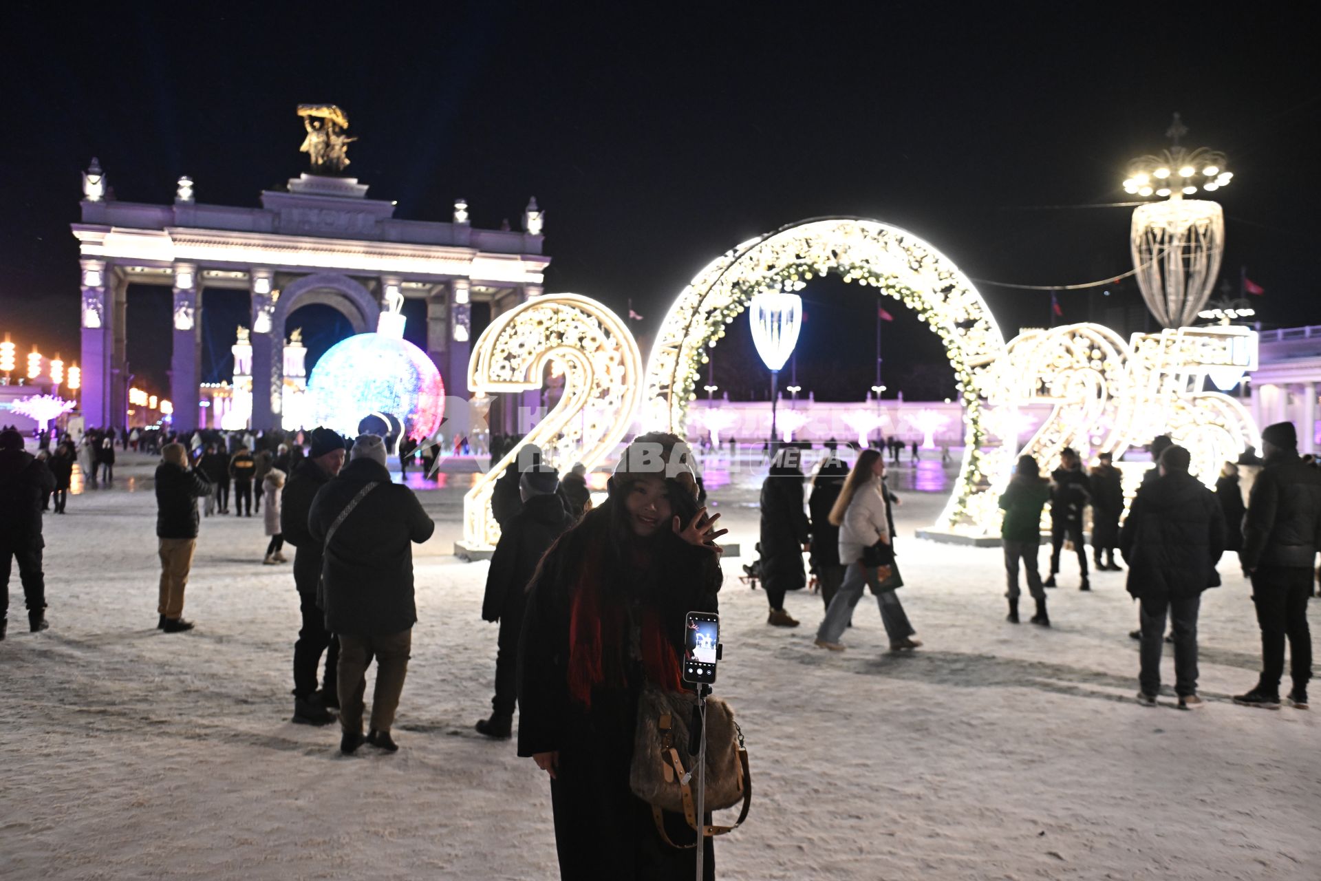 Встреча Нового Года на улицах города