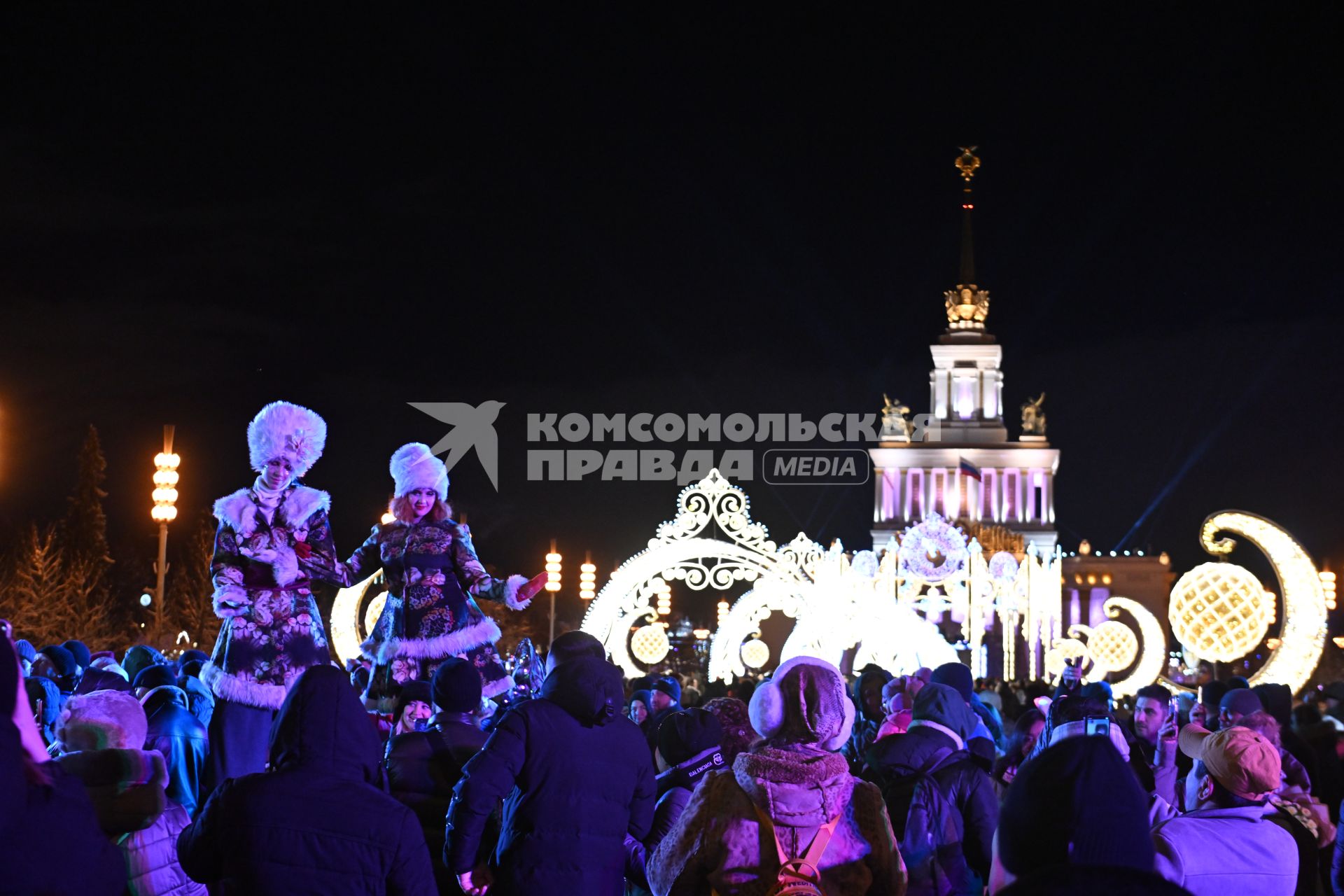 Встреча Нового Года на улицах города