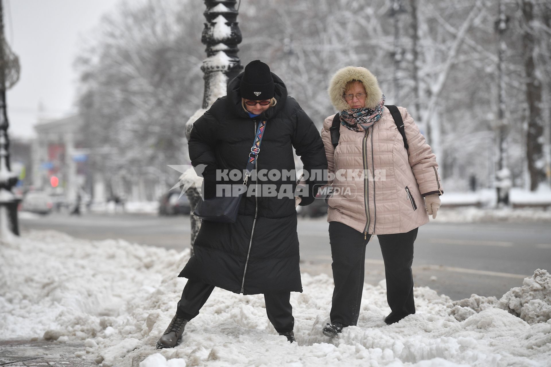 Уборка снега в Санкт-Петербурге