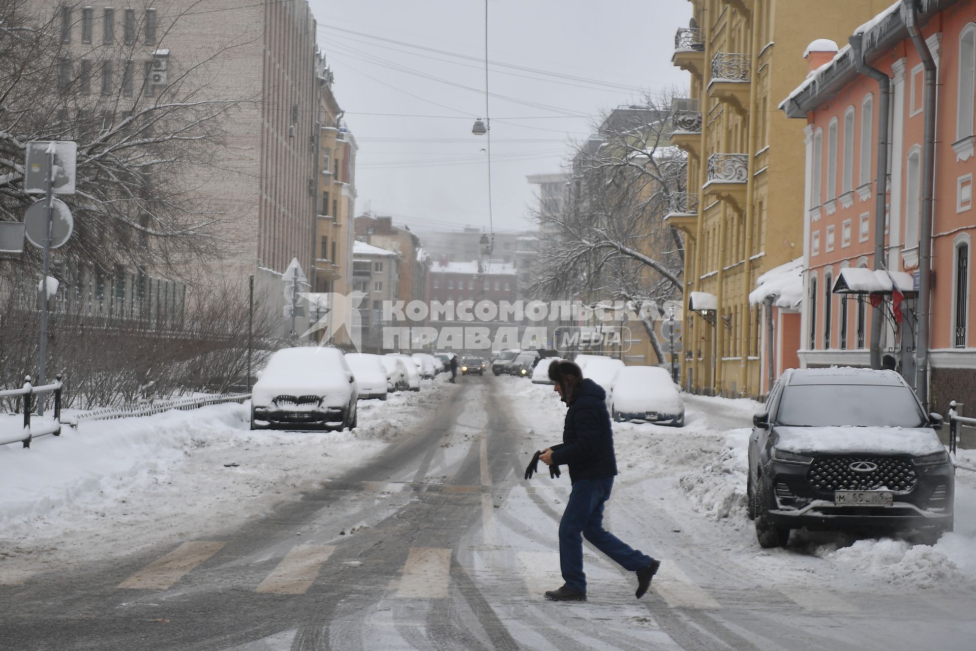 Уборка снега в Санкт-Петербурге