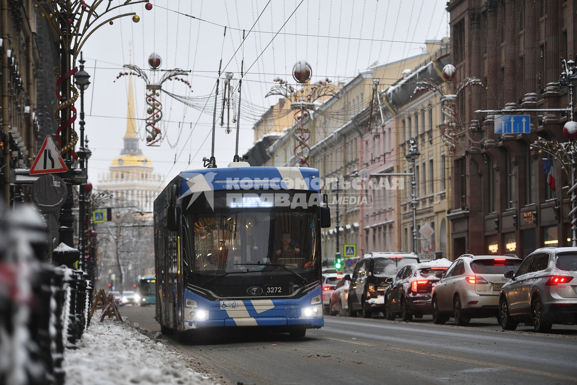 Уборка снега в Санкт-Петербурге