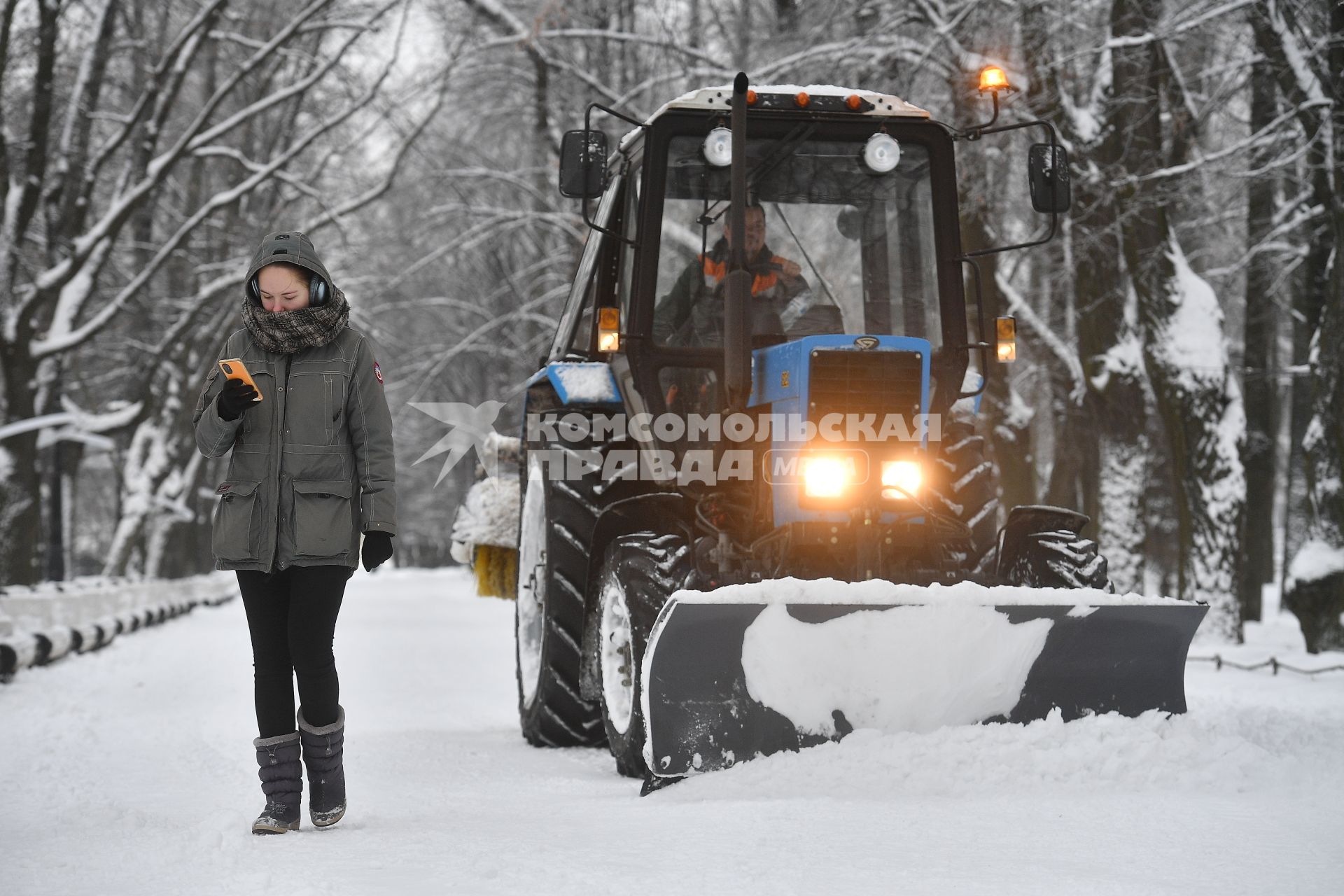 Уборка снега в Санкт-Петербурге