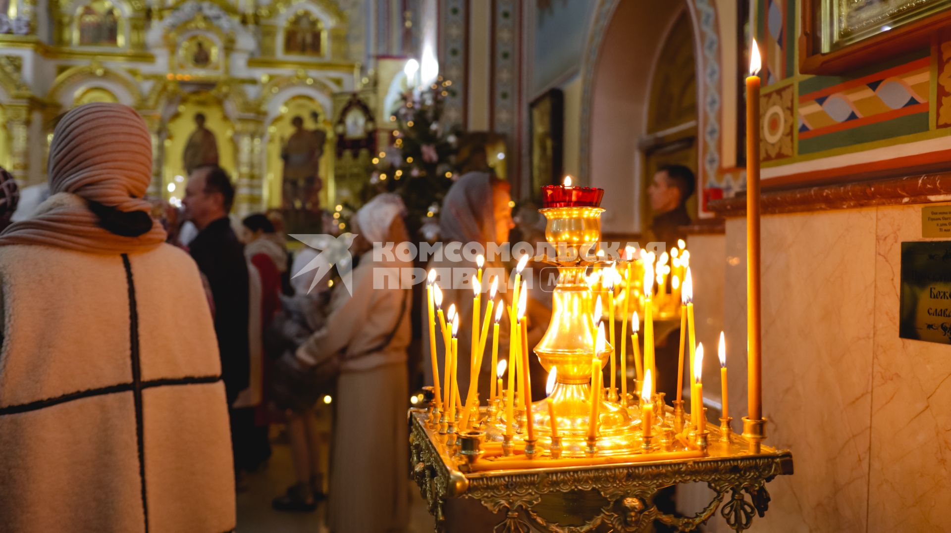 Рождественское богослужение в главном Кафедральном Соборе Сочи