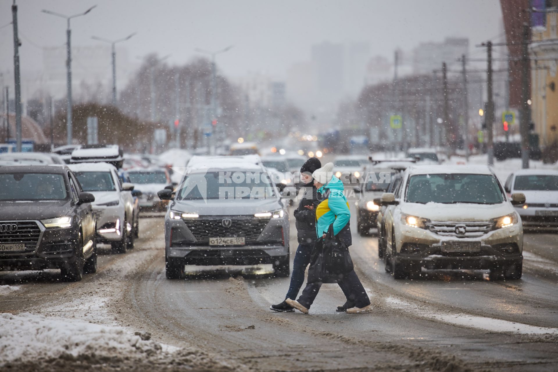 Снег в Перми