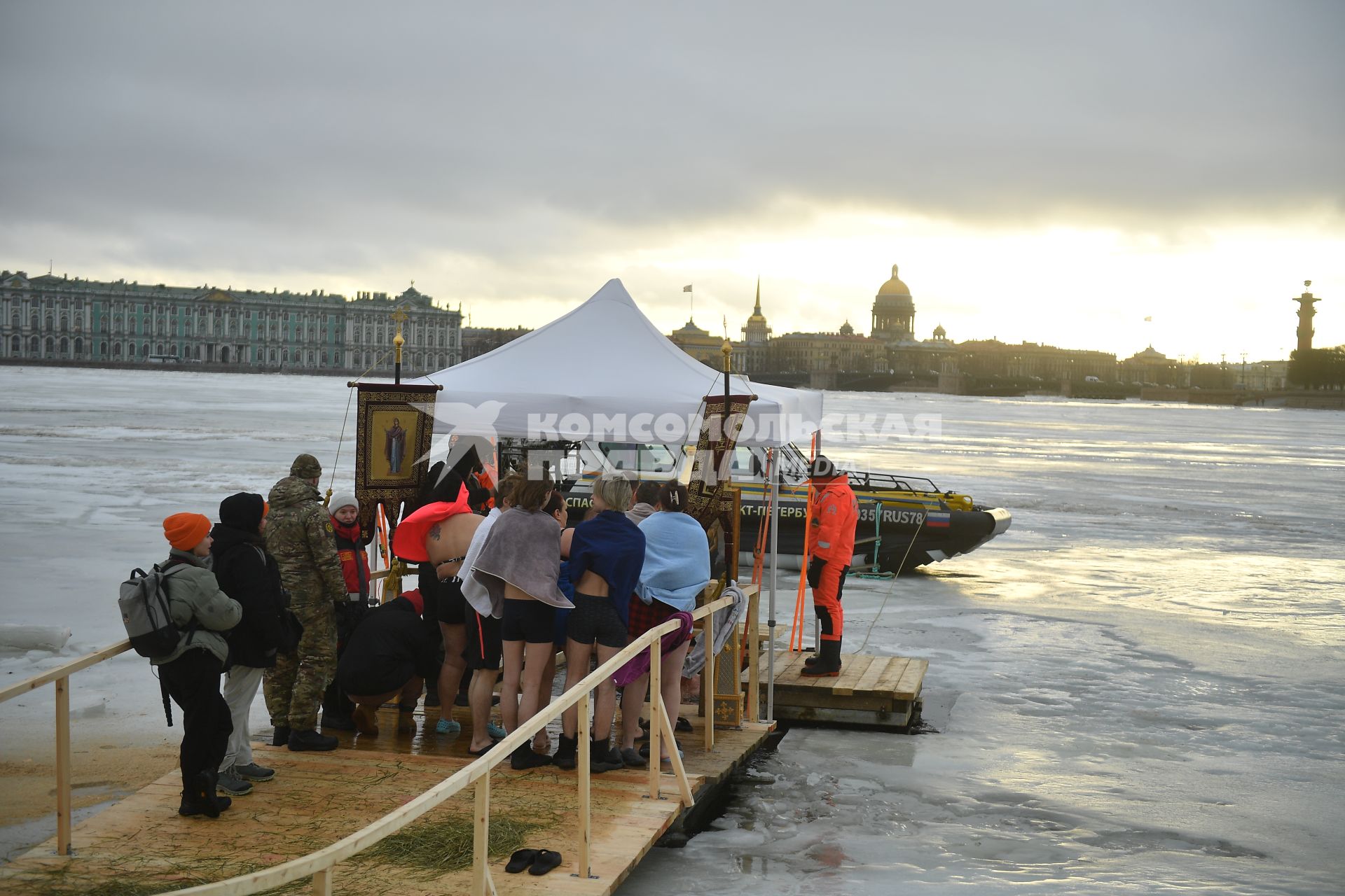 Крещенские купания в Санкт-Петербурге