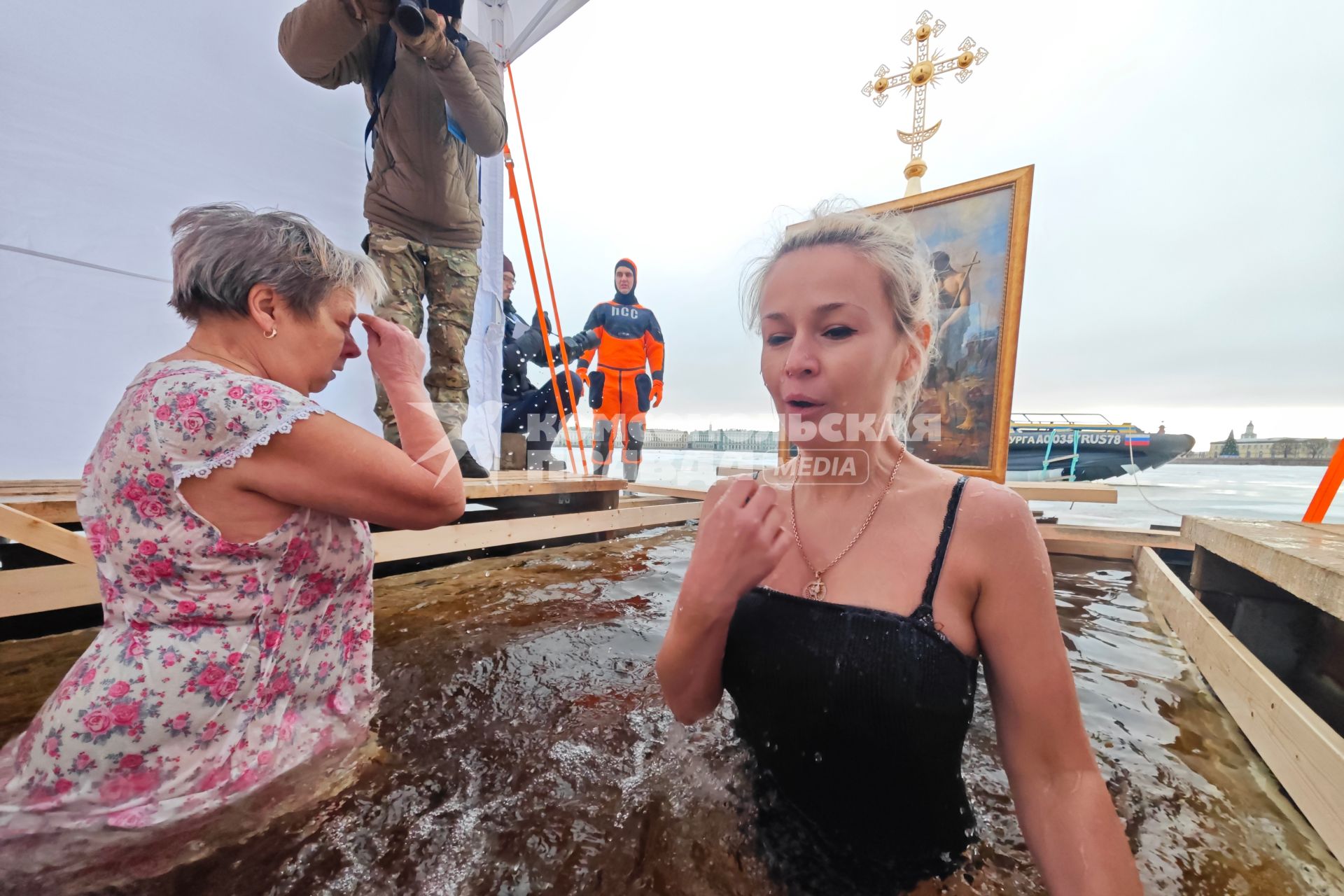 Крещенские купания в Санкт-Петербурге