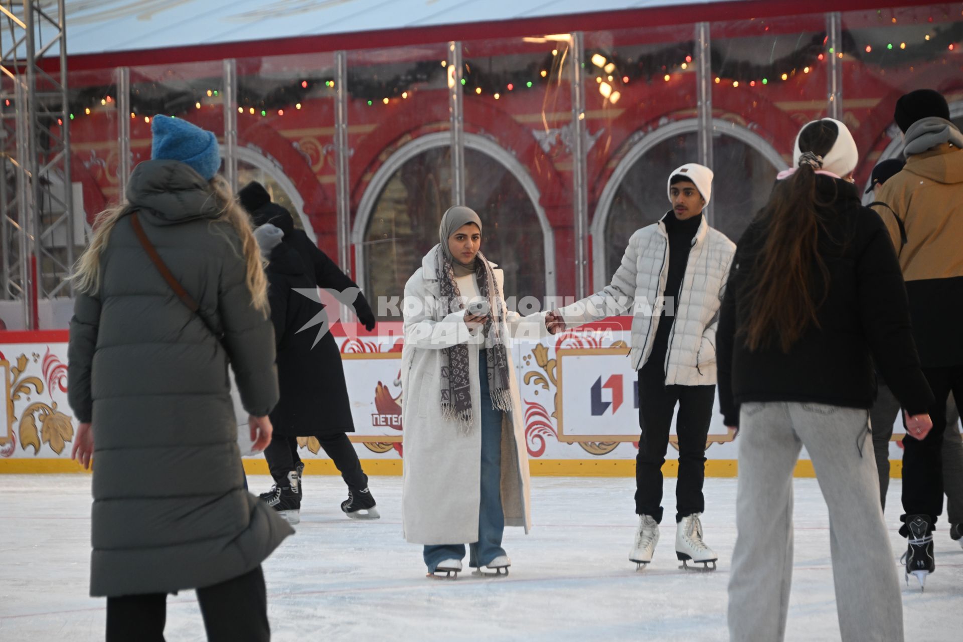 Туристы в Москве