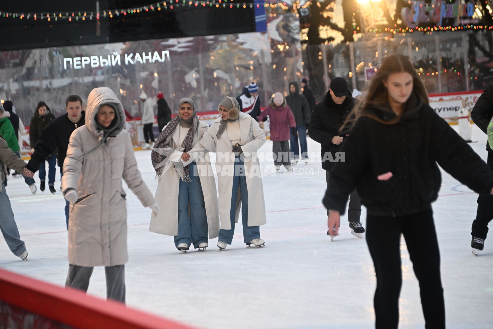 Туристы в Москве